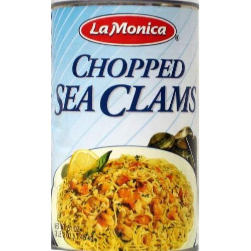 La Monica Chopped Clams, 51-Ounce