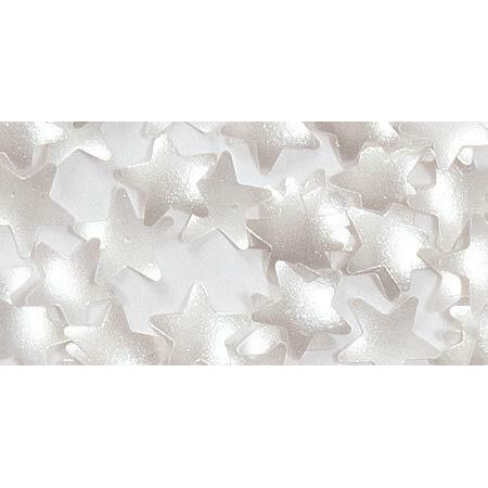 Edible Glitter .04Oz-Silver Stars