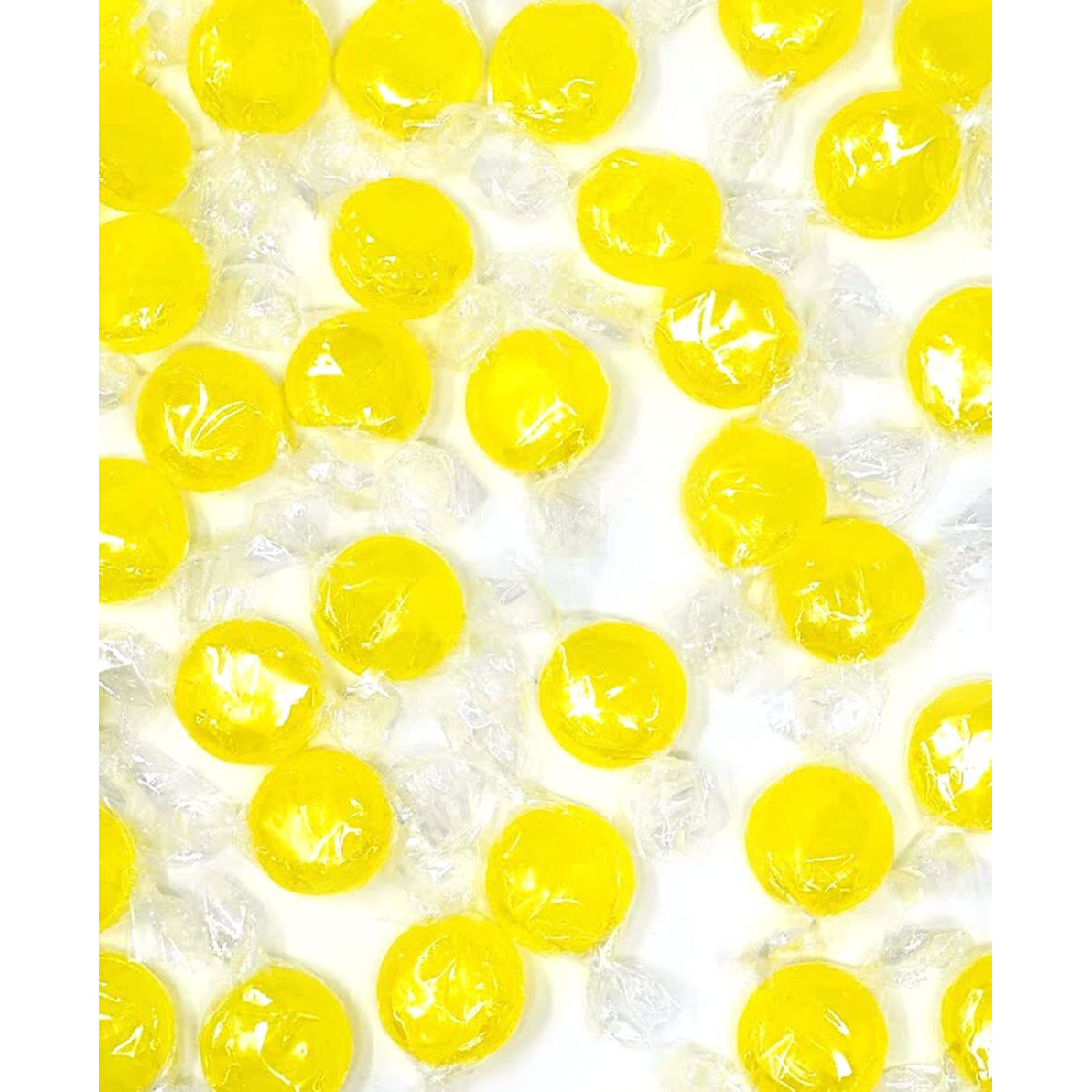 Sweetgourmet Sugar-Free Lemon Buttons Hard Candy | 3 Pounds