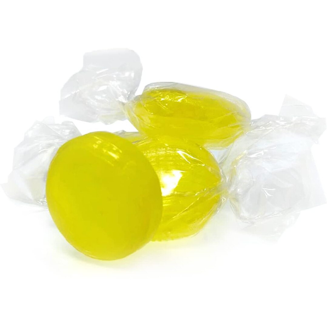 Sweetgourmet Sugar-Free Lemon Buttons Hard Candy | 3 Pounds