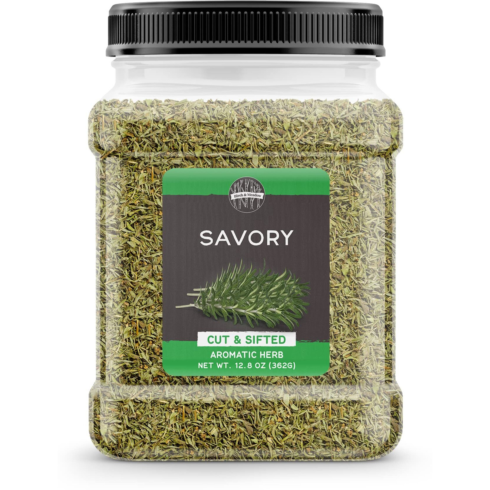 Birch & Meadow 12.8 Oz Of Savory, Cut & Sifted, Aromatic Herb