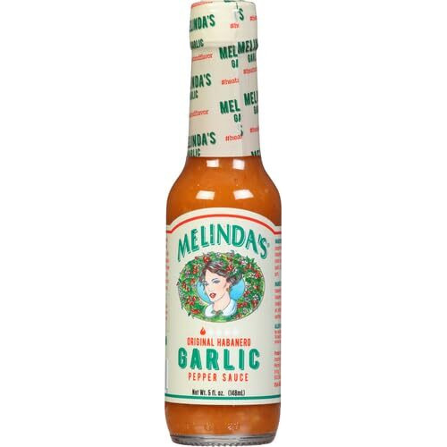 Melindas Garlic Habanero Hot Sauce, 5 Oz