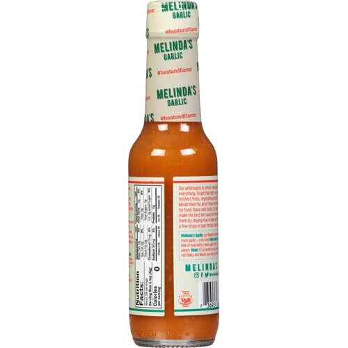 Melindas Garlic Habanero Hot Sauce, 5 Oz
