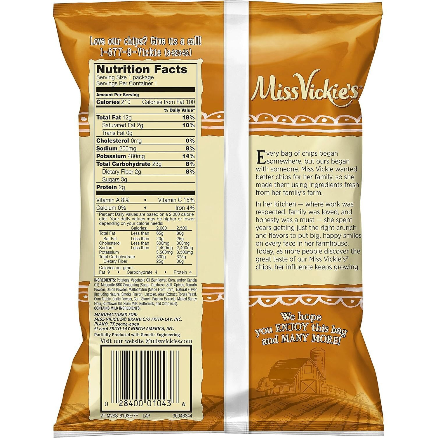 Kettle Cooked Potato Chips By Miss Vickie's Value Pack Bundled By Superdeals | 1.375 Oz Bag | Smokehouse Bbq | Pack Of 12 With Mystery Bonus Gift