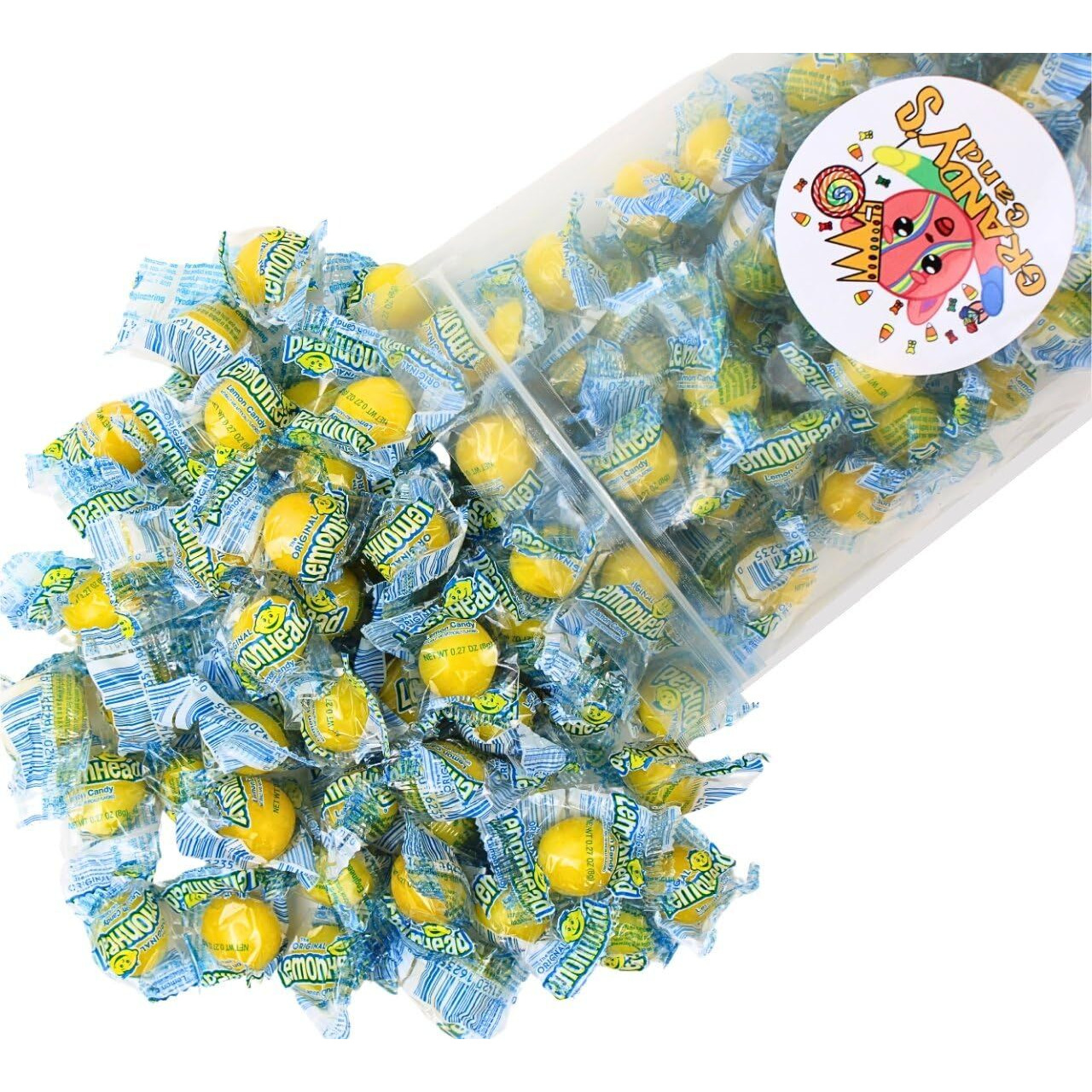 Lemonheads Sour Candy- Individually Wrapped- Delightfully Tart, Brightly Sweet- Perfect For Movie Nights, Parties, Celebrations, And More (7 Pound)