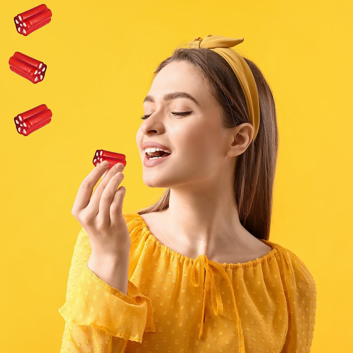 Cherry Loaders Gummies, Sweet Chewy Licorice With A Creamy Filling, Fun For Snacking, Parties, Events, And Platters, Non-Gmo (4.4 Pounds)