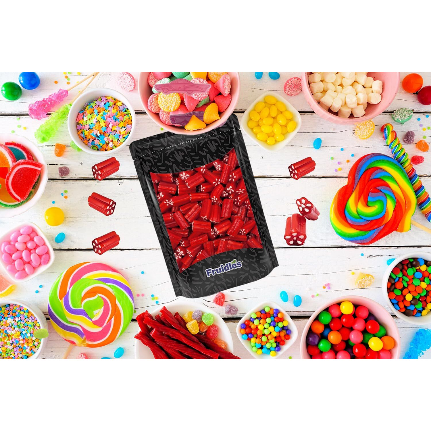 Cherry Loaders Gummies, Sweet Chewy Licorice With A Creamy Filling, Fun For Snacking, Parties, Events, And Platters, Non-Gmo (4.4 Pounds)