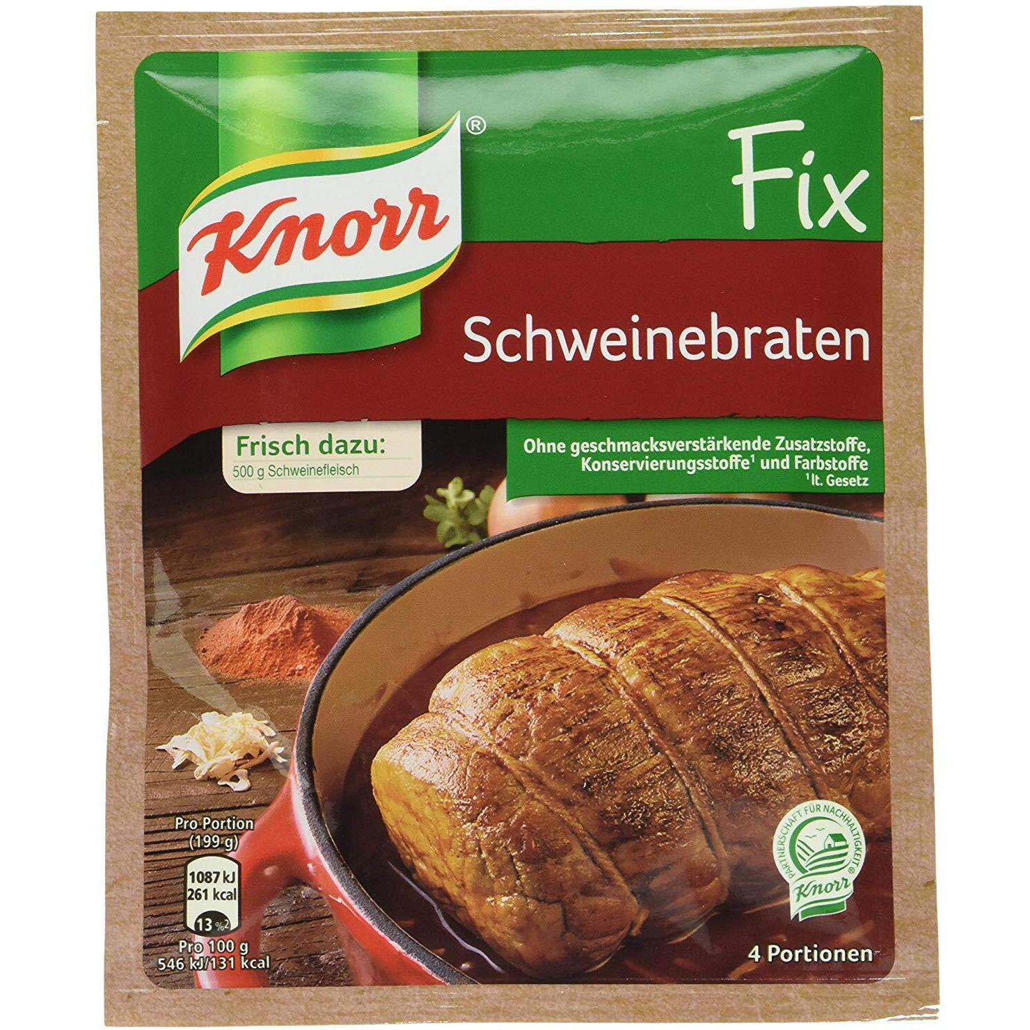 Knorr Fix For Schweinebraten Roast Pork 41G | Pack Of 4