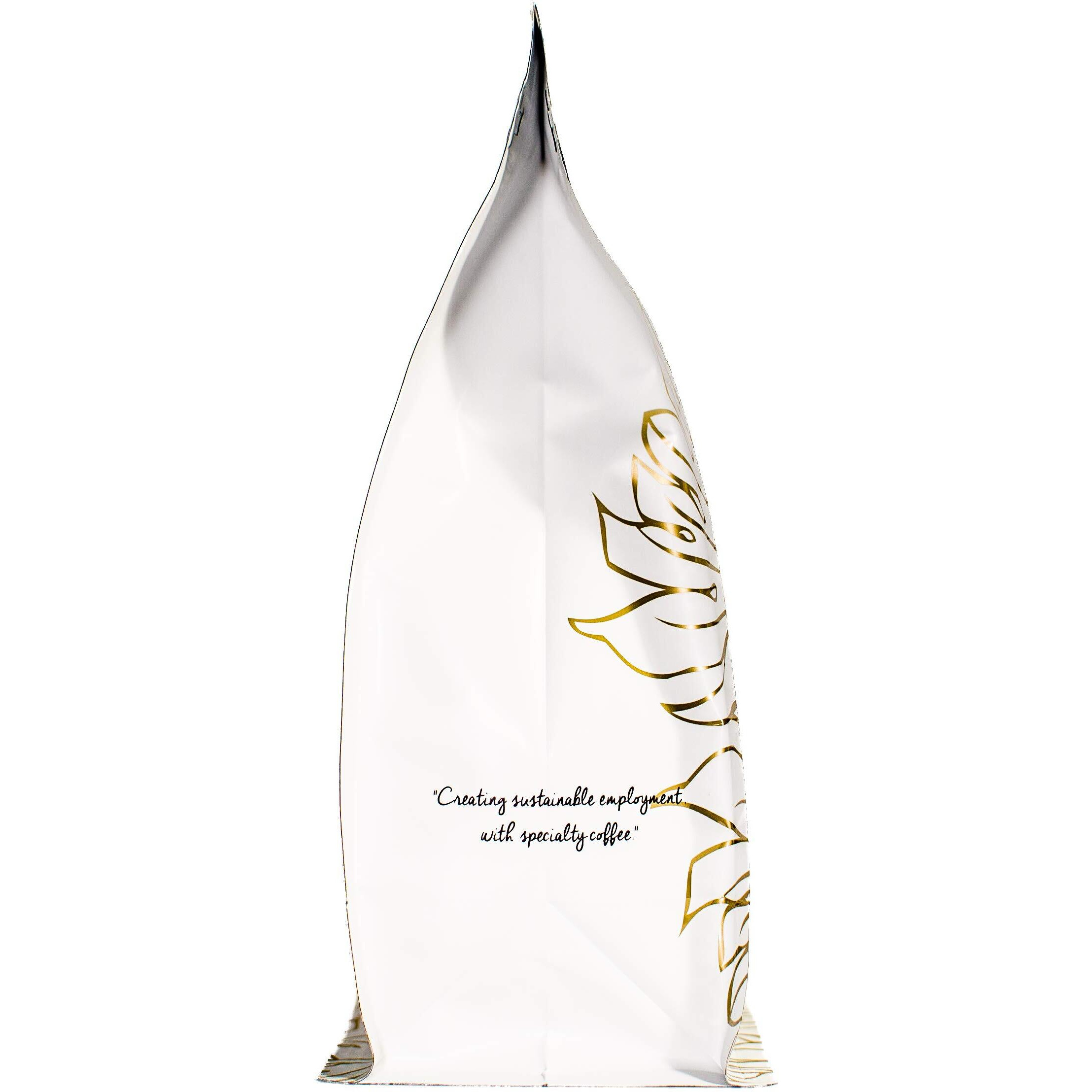 Cafe Kreyol Organic Caribbean Blue | 2 Lb - Haitian Blue Light Roast Coffee - Whole Bean Coffee, High Caffeine - Smooth Low Acid With Notes Of Almond And Walnut