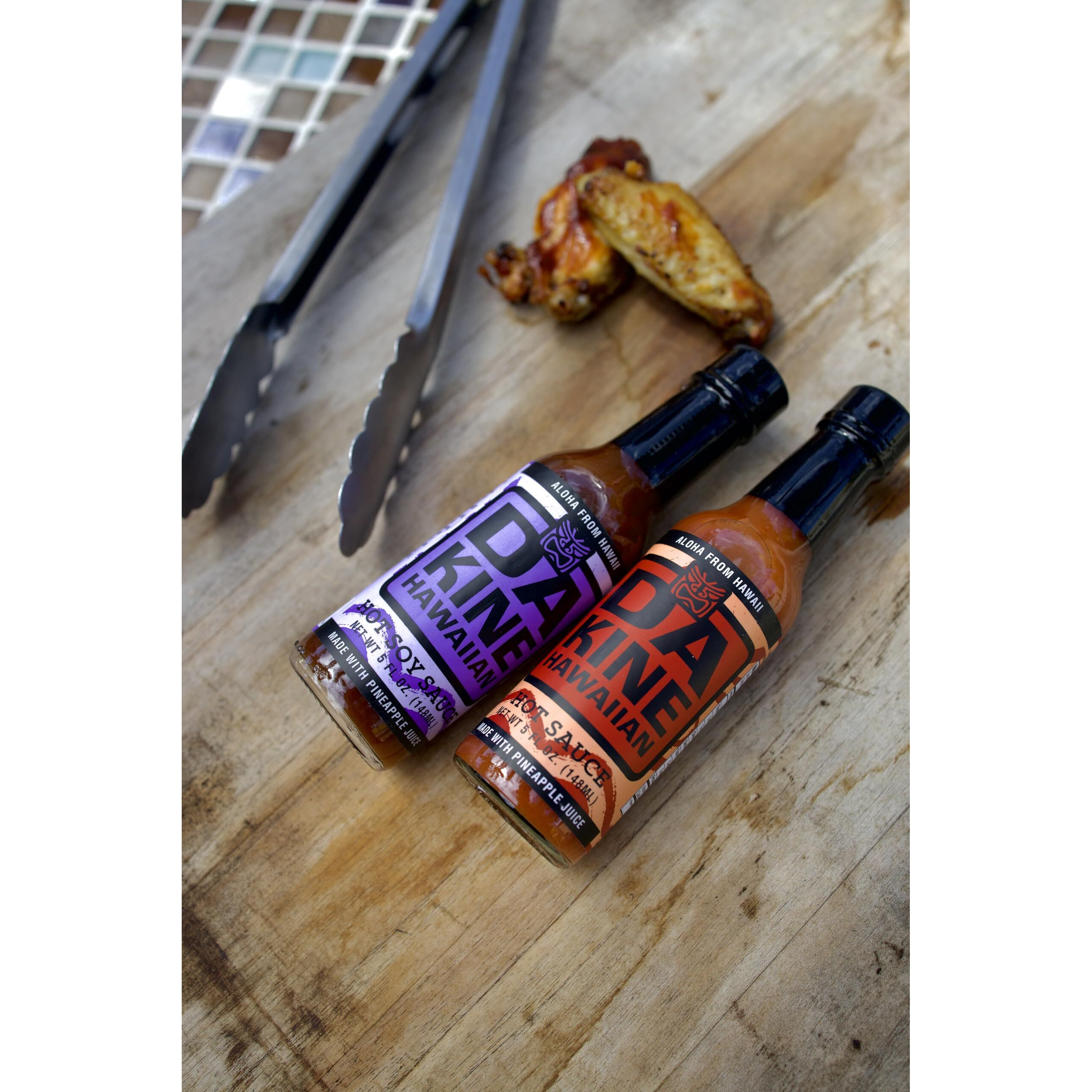 Da Kine Hawaiian Hot Soy Sauce, Premium Gourmet Hot Sauce Made In Small Batches, Vegan & Vegetarian Hot Sauce, Pineapple Hot Soy Sauce, Adds Gourmet Flair To Dishes - 5 Fl. Oz. (Hot Soy 1-Pack)