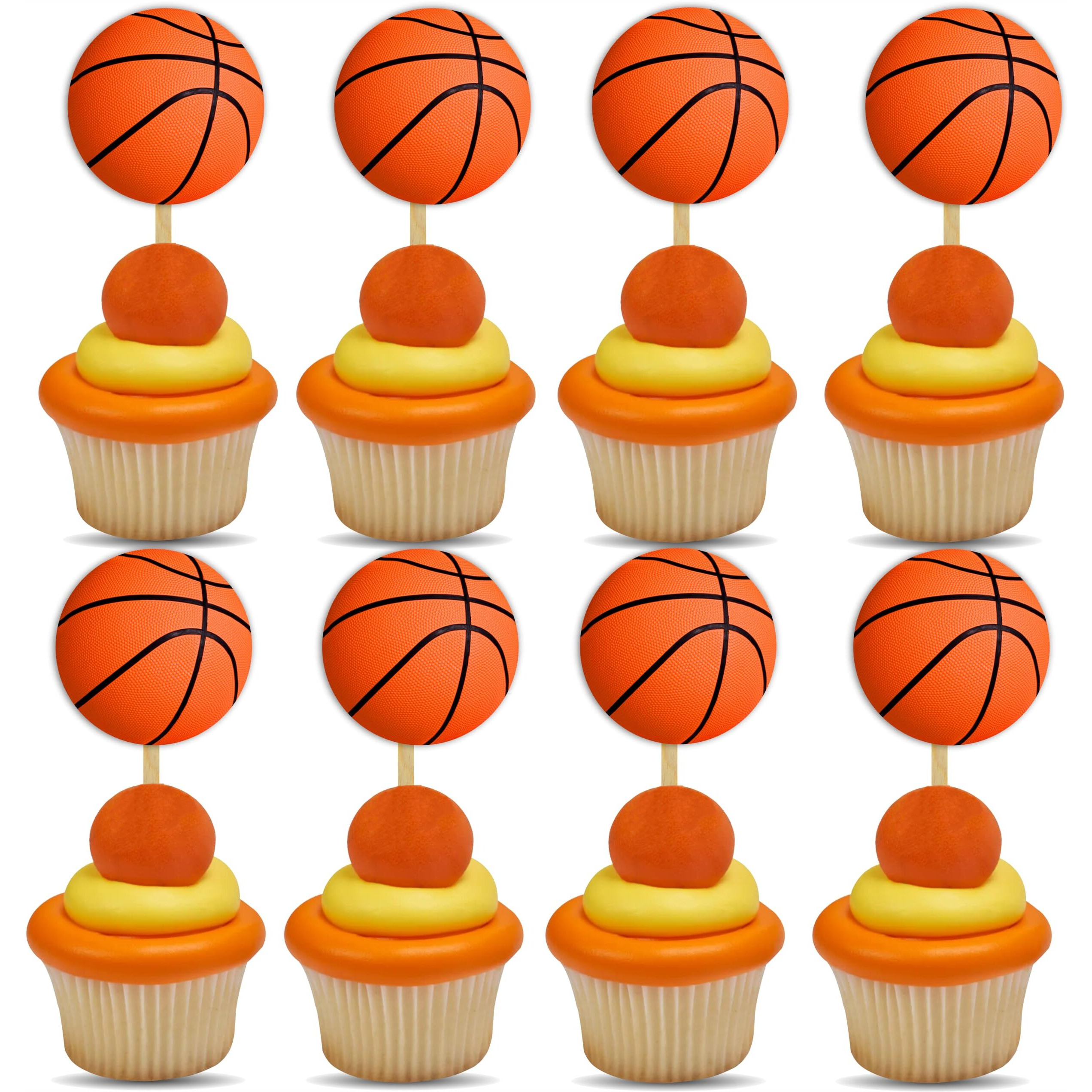 Seyal Basketball Cupcake Topper