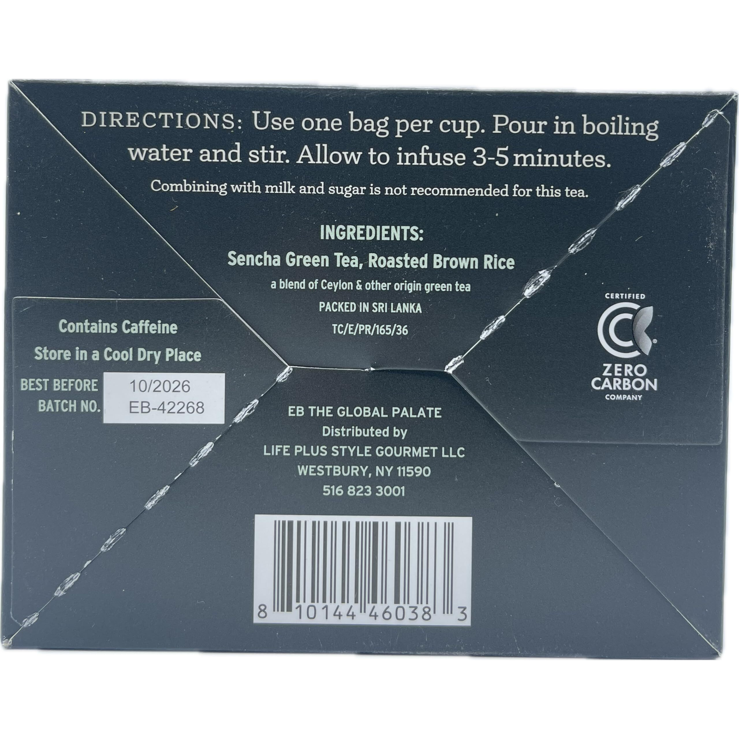 Premium Genmaicha Sencha Green Tea - 15 Pyramid Tea Bags, Individually Wrapped, Smooth Roasted Brown Rice Flavor, 30G Total - Authentic Japanese Blend