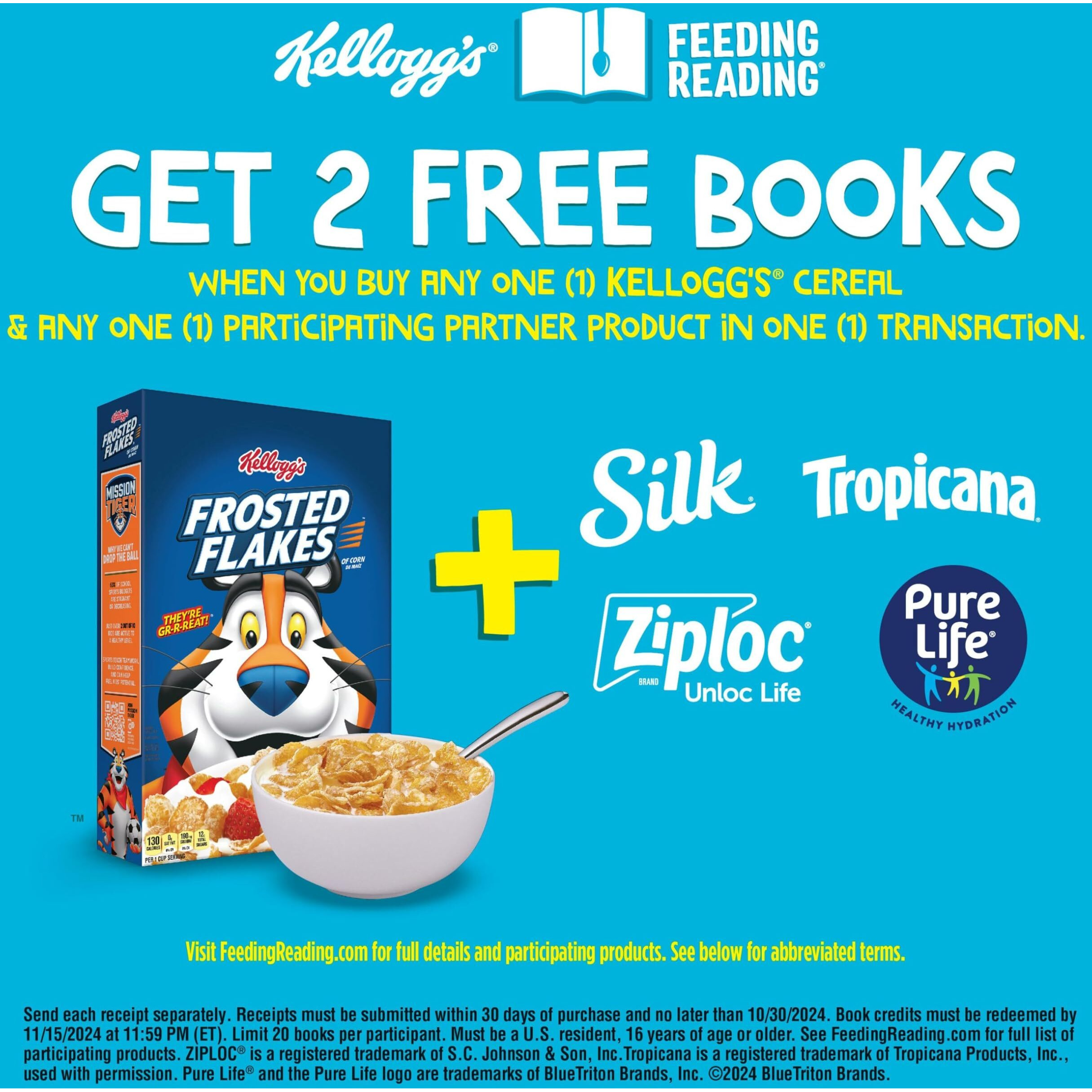 Kellogg's Frosted Mini-Wheats Breakfast Cereal, Kids Cereal, Family Breakfast, Original, 16Oz Box (1 Box)