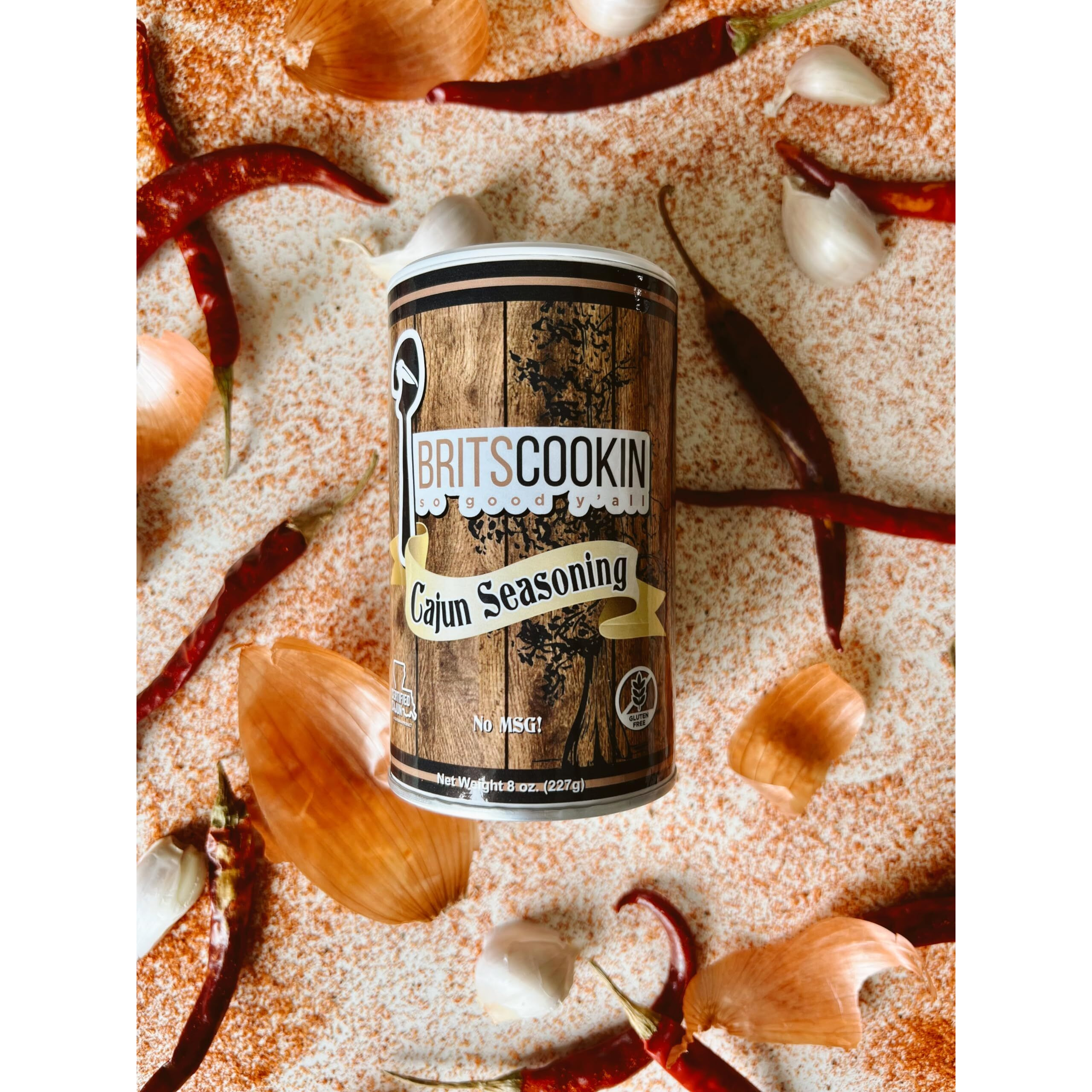 Britscookin - Cajun Seasoning 8 Oz, Pack Of 2