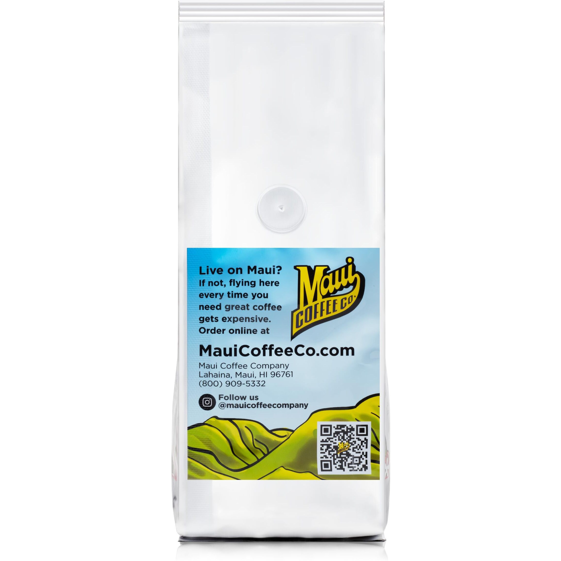 Maui Coffee Company, Maui Blend Coffee, Ground (7 Oz. Bag) - 10% Maui Coffee Ground From Maui, Hawaii, In A Dark Roast With A Medium-Bodied Flavor For Drip Brew