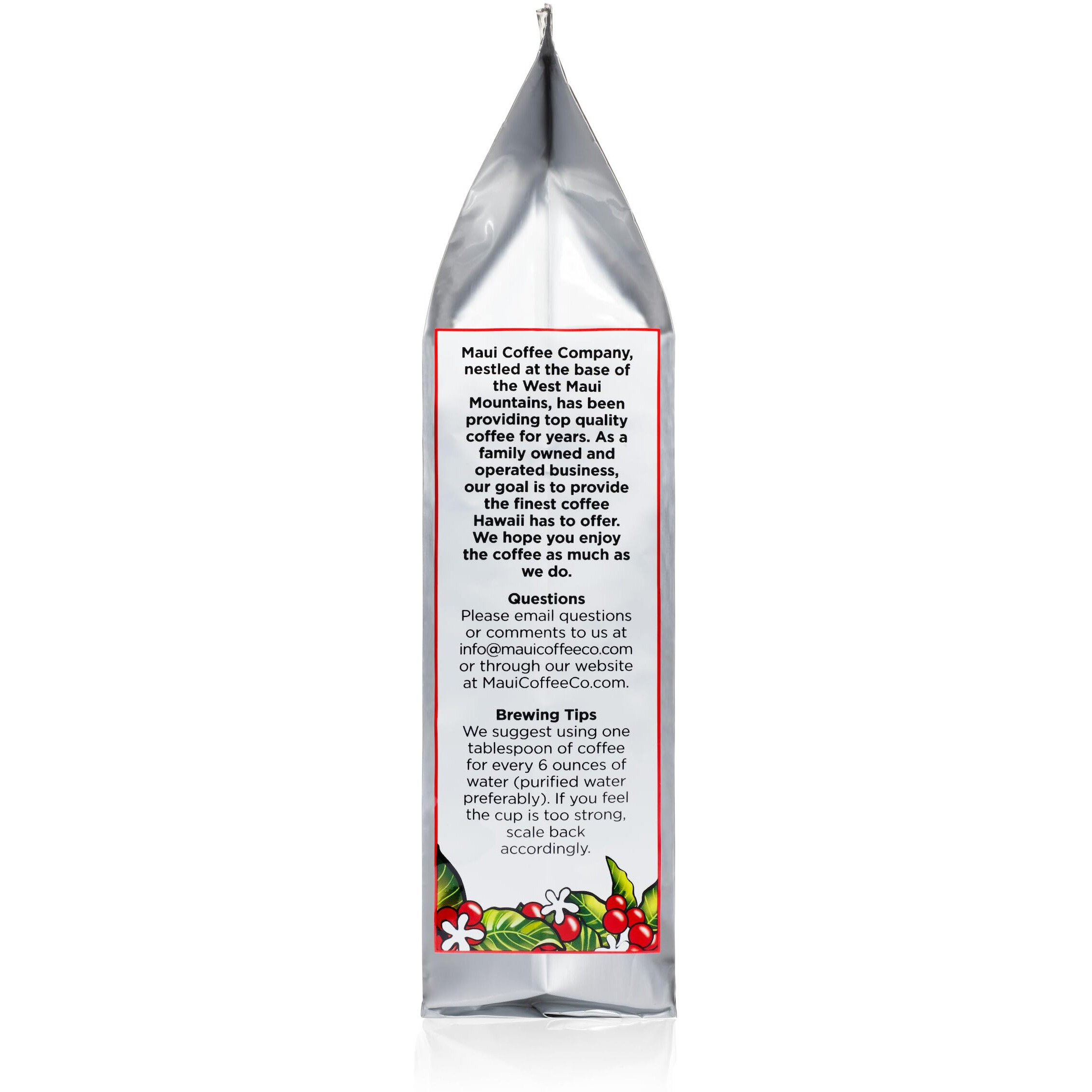 Maui Coffee Company, Maui Blend Coffee, Ground (7 Oz. Bag) - 10% Maui Coffee Ground From Maui, Hawaii, In A Dark Roast With A Medium-Bodied Flavor For Drip Brew