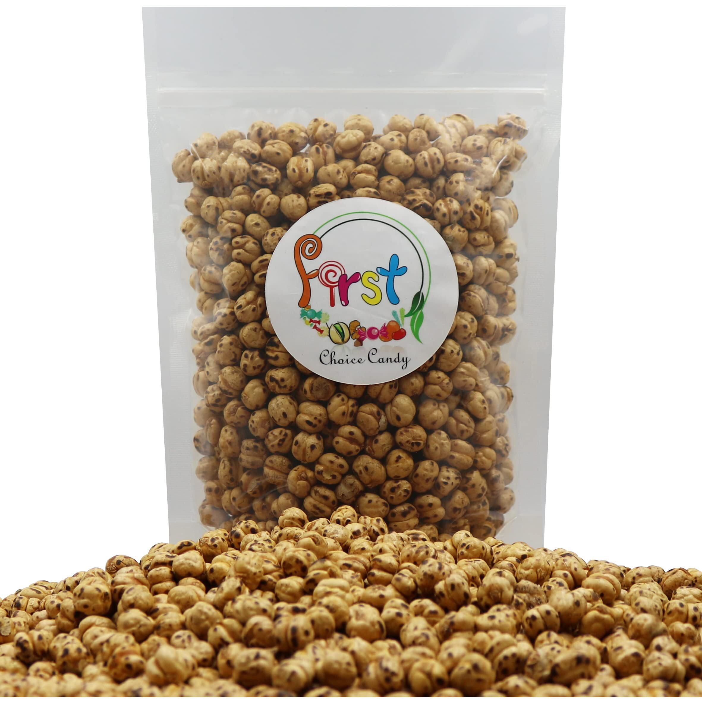 Yellow Double Roasted Dried Garbanzo Beans (Chickpeas) Gourmet Snacks 2 Pound Resealable Bag