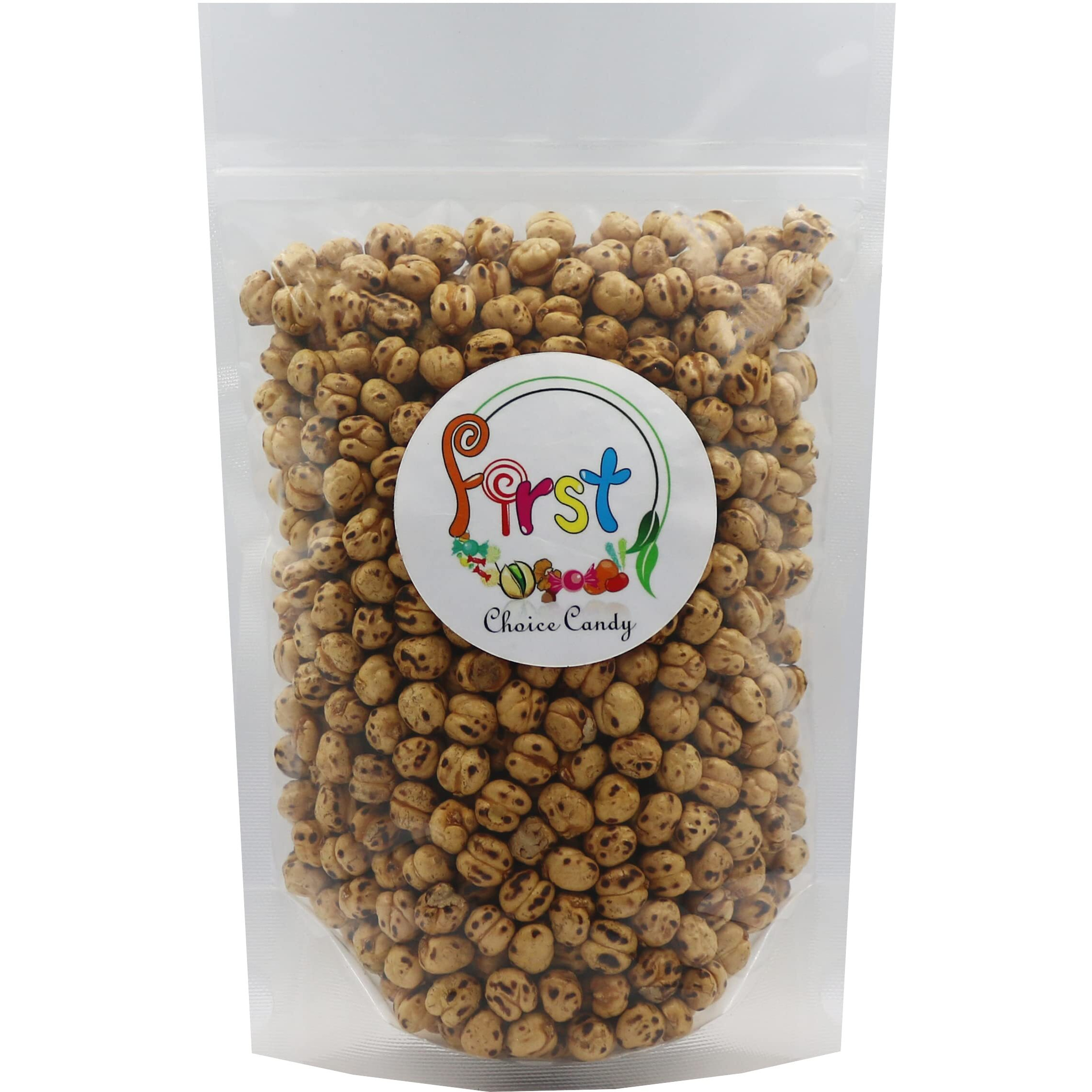 Yellow Double Roasted Dried Garbanzo Beans (Chickpeas) Gourmet Snacks 2 Pound Resealable Bag