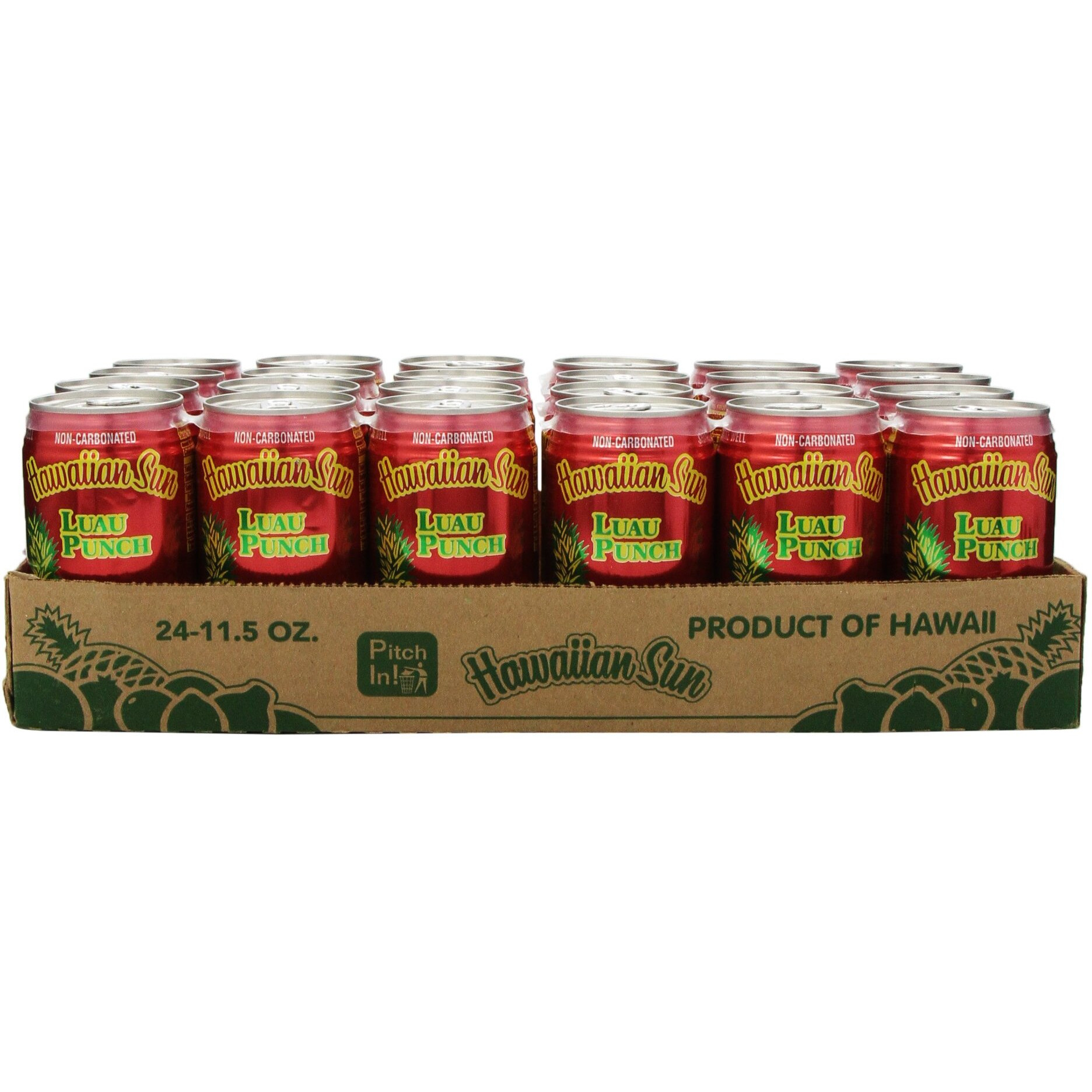 Hawaiian Sun Drink, Luau Punch, 11.5-Ounce (Pack Of 24)