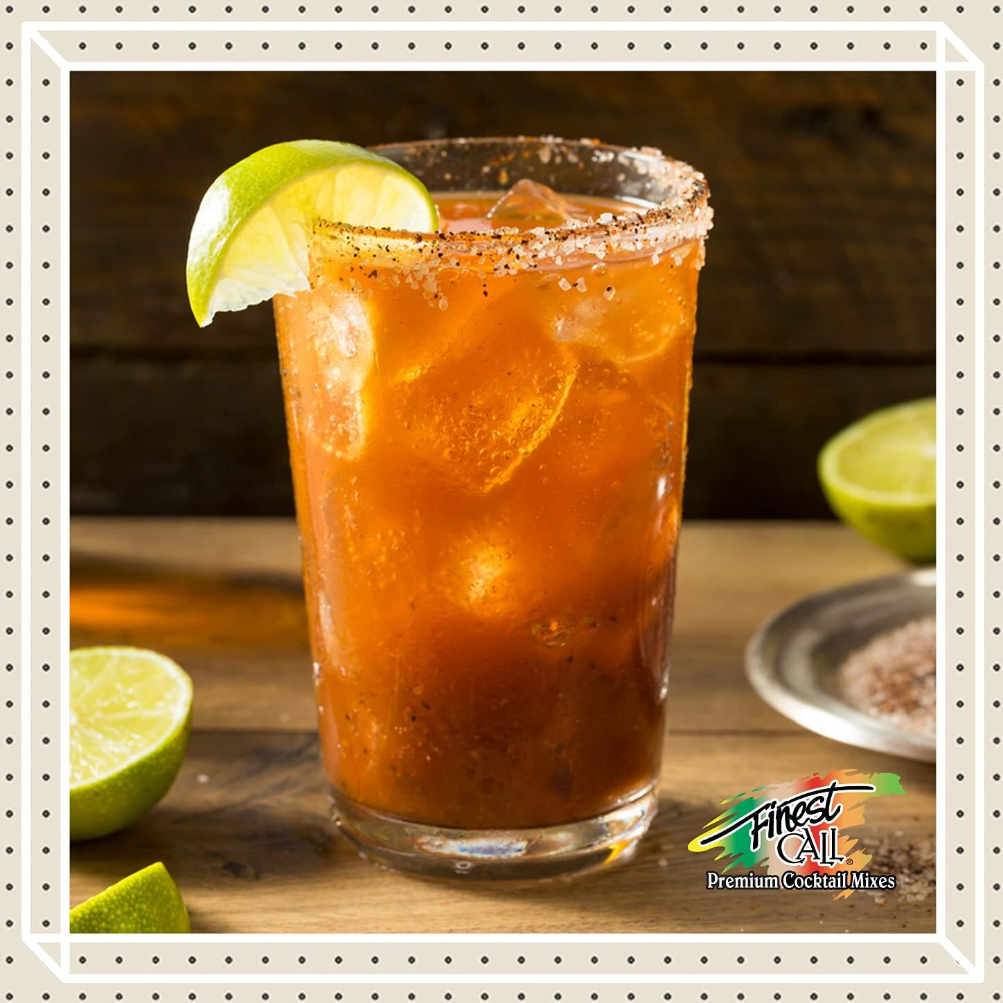 Finest Call Premium Michelada Drink Mix, 1 Liter Bottle (33.8 Fl Oz), Pack Of 3