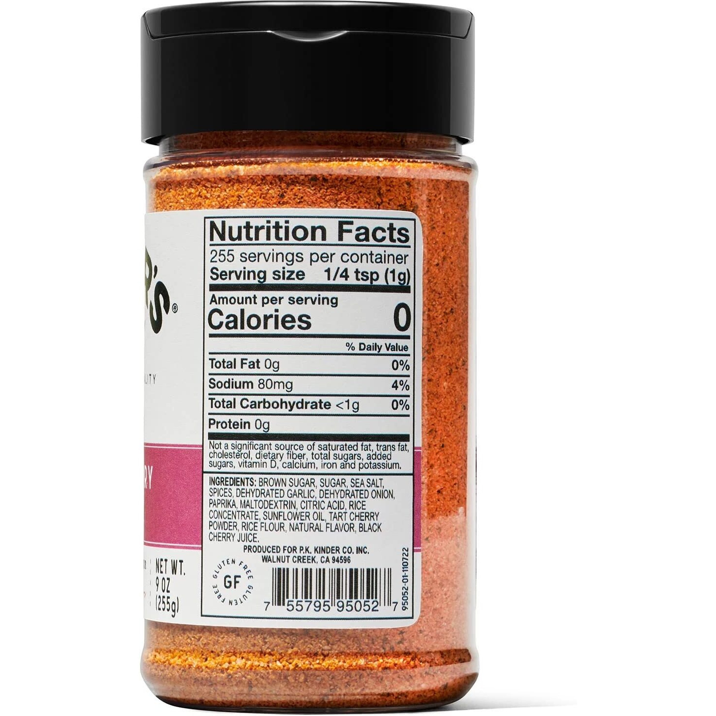 Kinder's Black Cherry Chipotle Rub And Seasoning (9 Ounce)