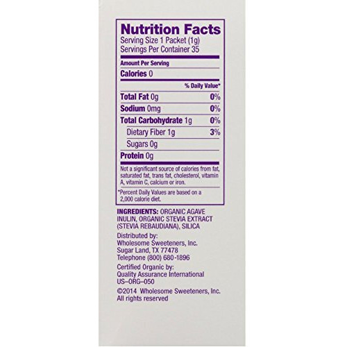 Wholesome Sweeteners Organic Stevia Packets - 75 Ct