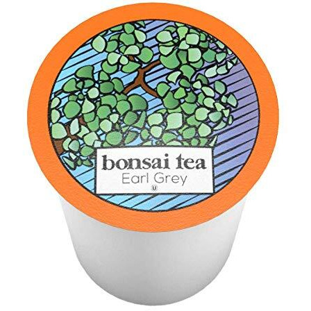 Bonsai Tea Co. Earl Grey Single Serve Tea Pods, Compatible With K Cup Brewers Including 2.0, Sweet And Floral Bergamot Flavor With Full-Bodied Black Tea, 40 Count Single Serving Cups