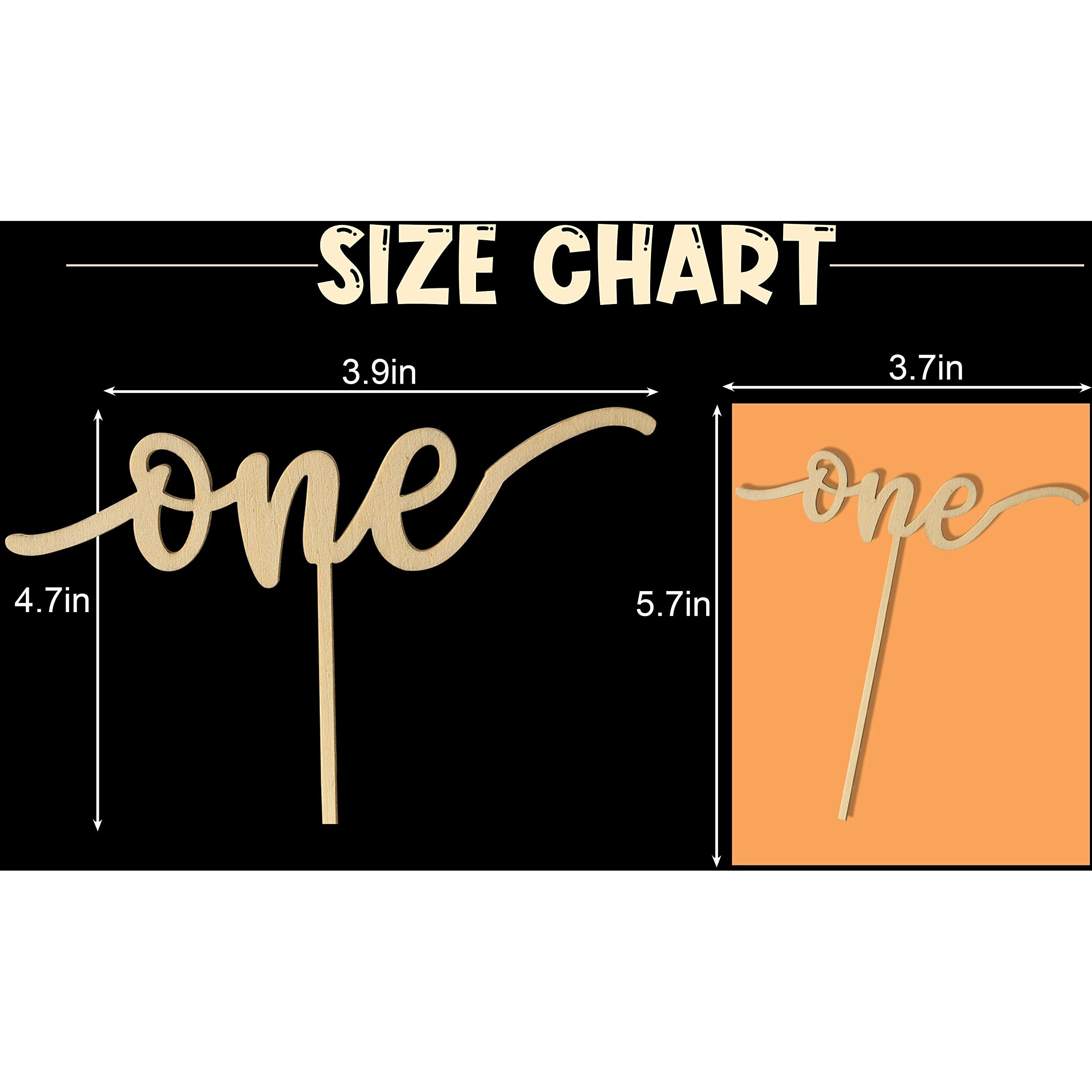 Wood Cake Toppers One Year Sign - Birthday Cake Topper Decorations, Rustic Wood, Smash Cake Topper, Birthday Cake For Photo Booth Props, Cake Decorating Supplies, First Anniversary.