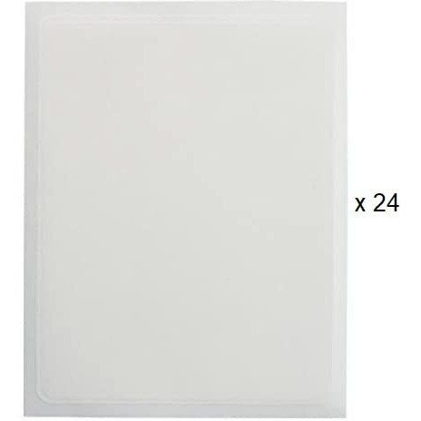Oasis Supply Ultra Premium, Pliable, Non Cracking Icings Sheets, White (8.5"" X 11.5"", 24), Made In The Usa
