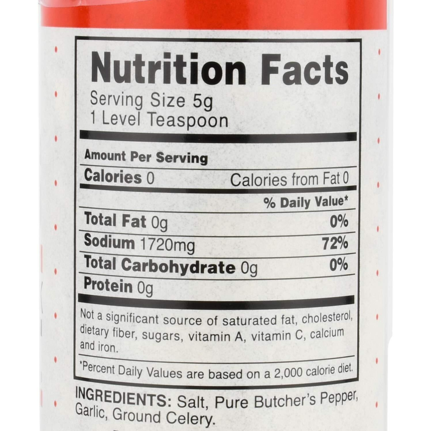 Moir's Steak Salt All Purpose Seasoning Also For Chicken Vegetables Salads Eggs 5.5 Oz