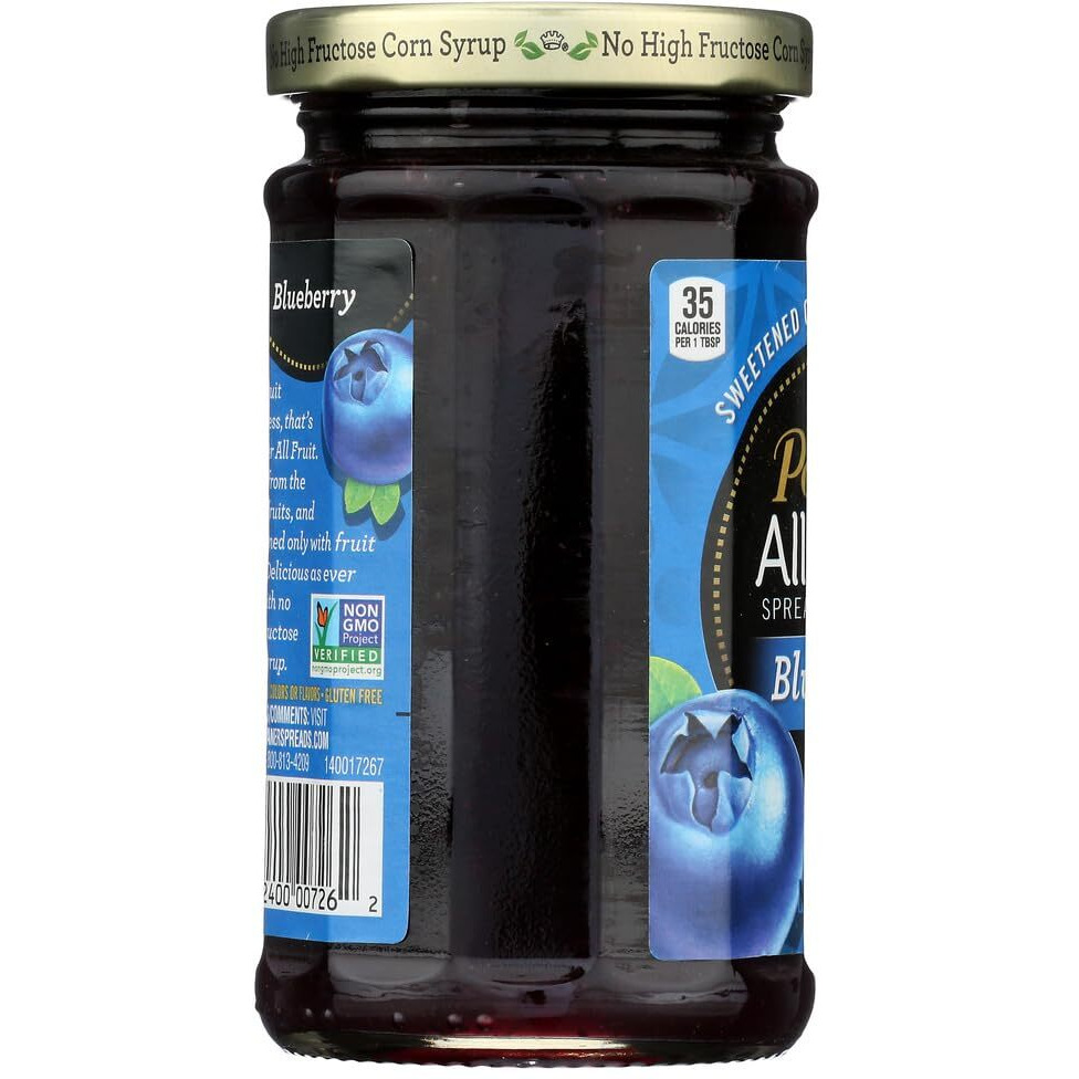 Polaner All Fruit With Fiber Blueberry Spreadable Fruit 10 Oz