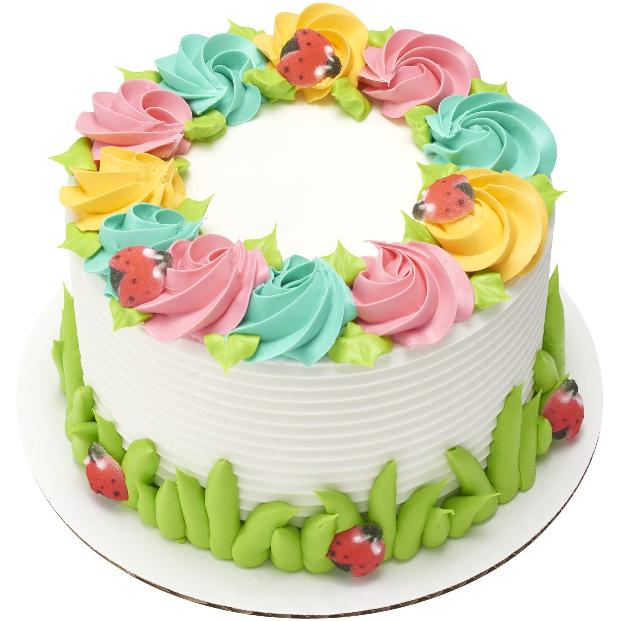 Lucks Dec-Ons Decorations Molded Sugar/Cup-Cake Topper, Ladybugs, 3/4 Inch, 176 Count