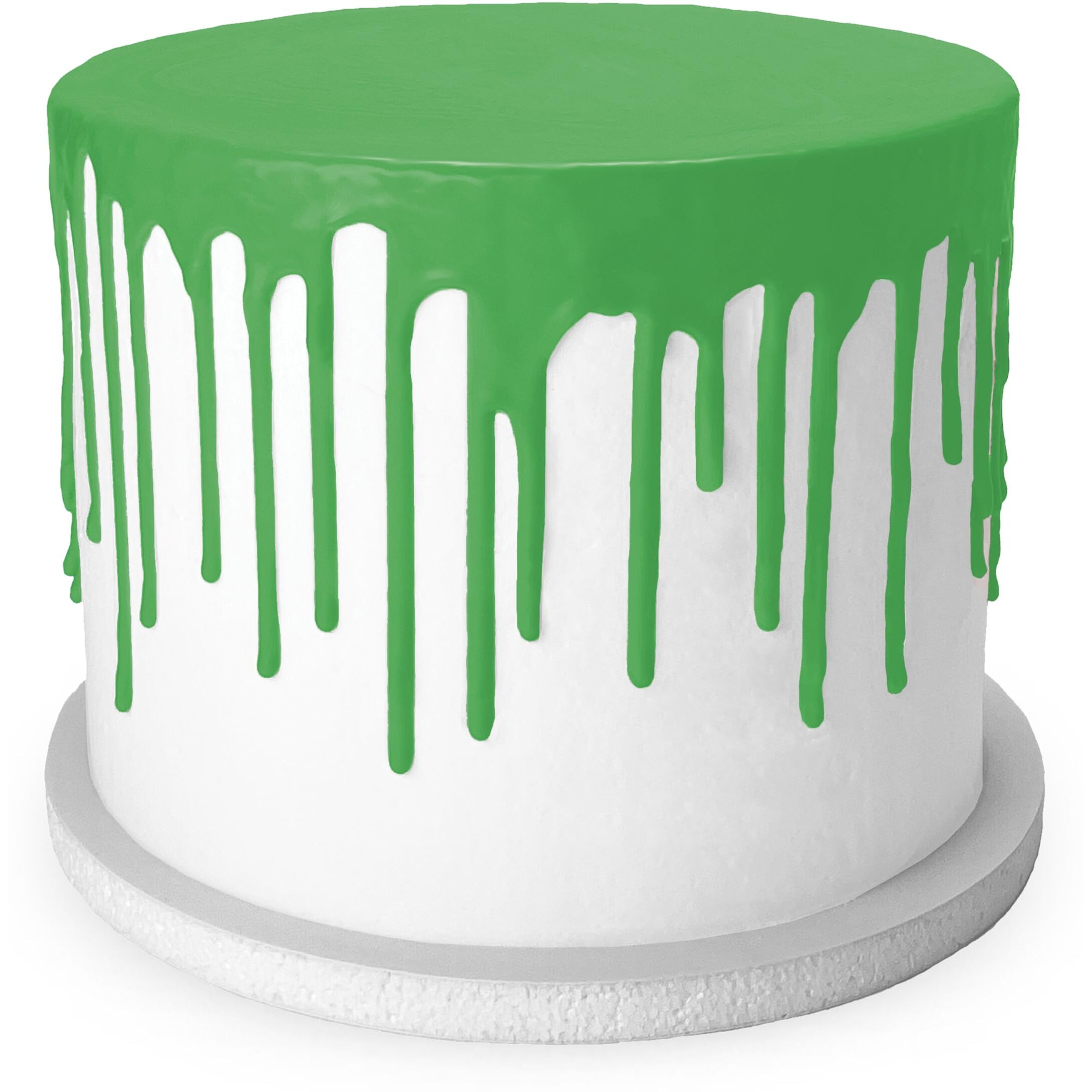 Satin Ice Cake Drip, Green, 8.8 Ounce