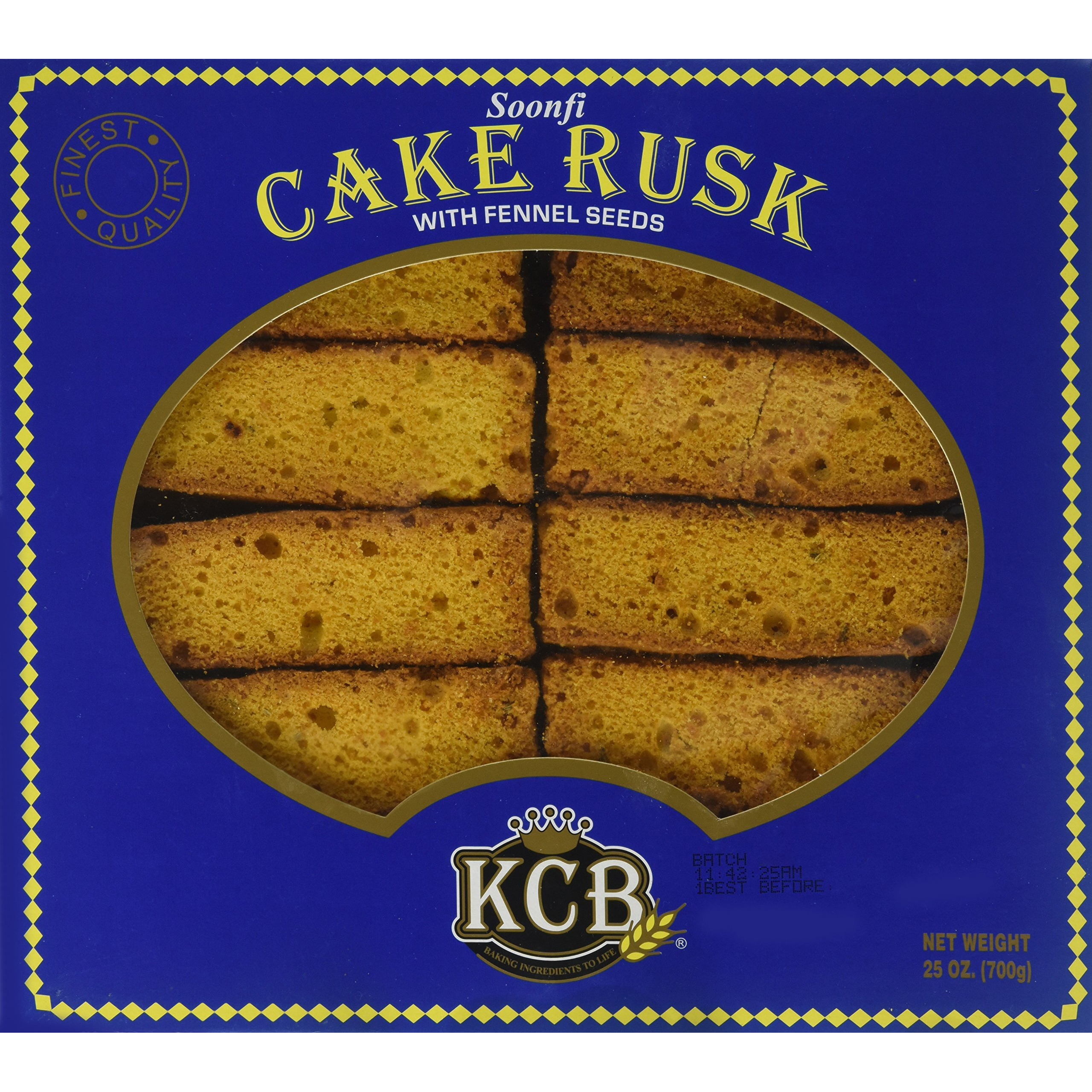 Kcb Soonfi Cake Rusk With Fennel Seeds 25Oz