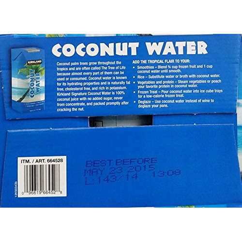Kirkland Signature Coconut Water, 133.2 Fluid Ounce