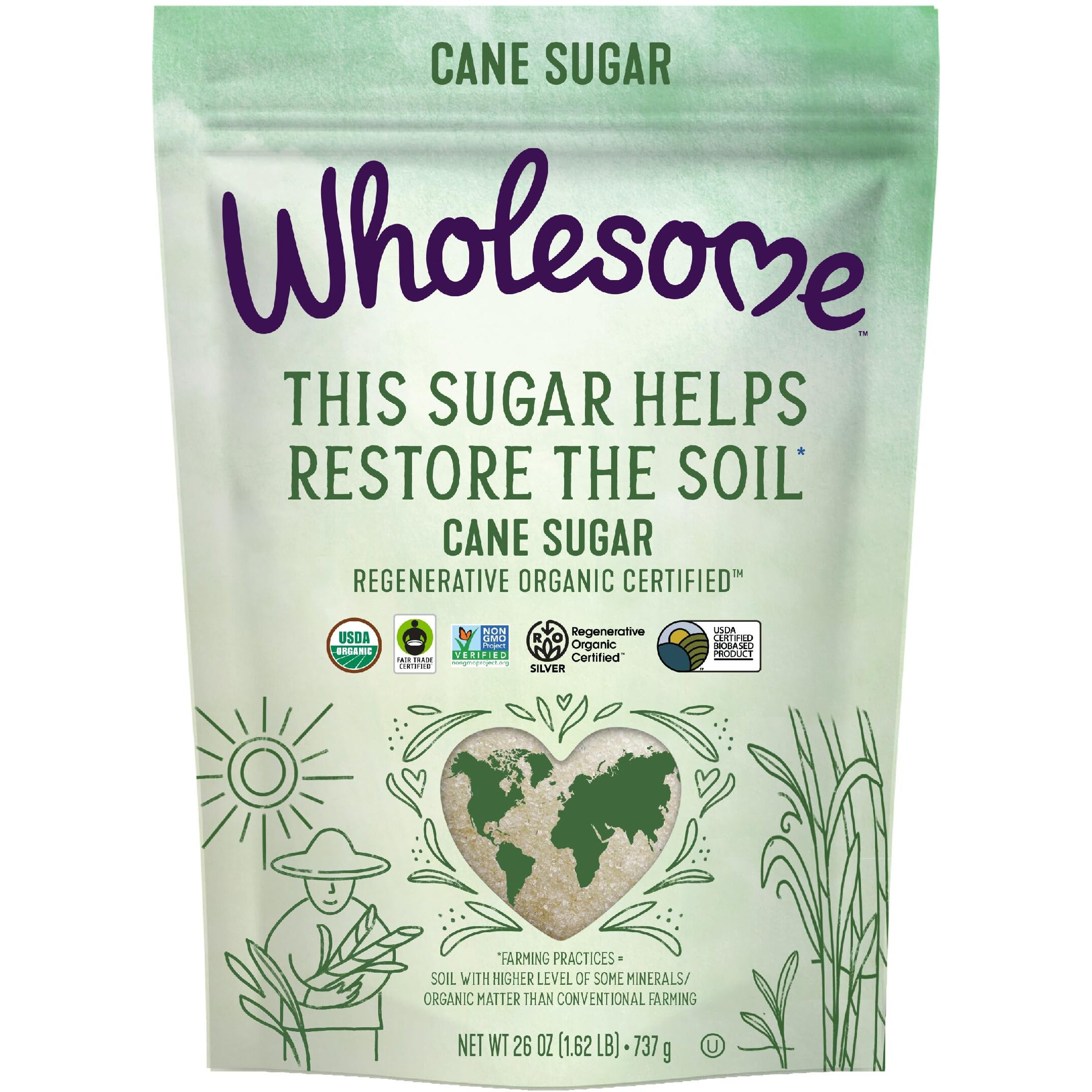 Wholesome Sweeteners 11.75-Ounce Organic Blue Agave Nectar, Fair Trade, 100% Pure, Non Gmo, Gluten Free & Vegan, 6 Pack