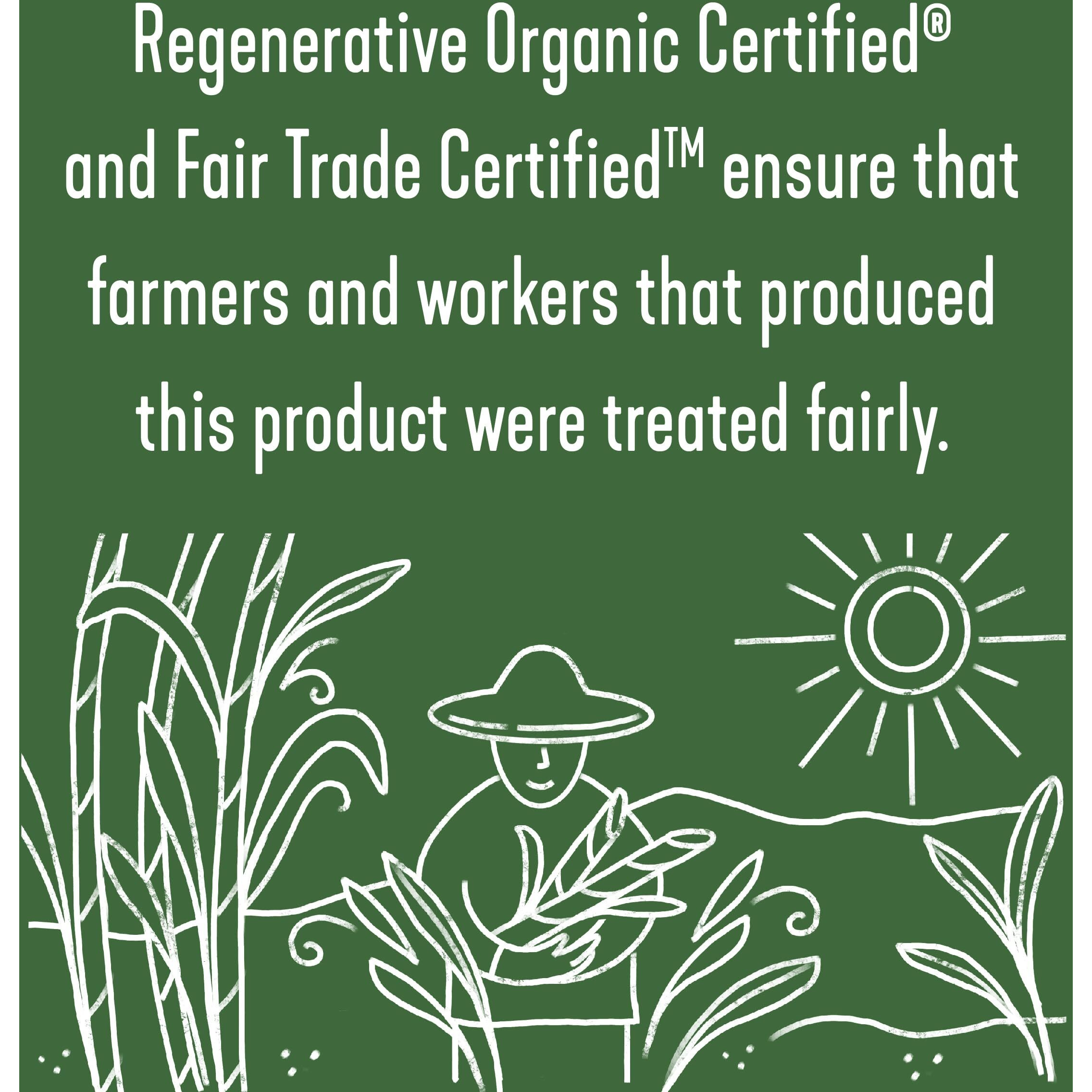 Wholesome Sweeteners 11.75-Ounce Organic Blue Agave Nectar, Fair Trade, 100% Pure, Non Gmo, Gluten Free & Vegan, 6 Pack