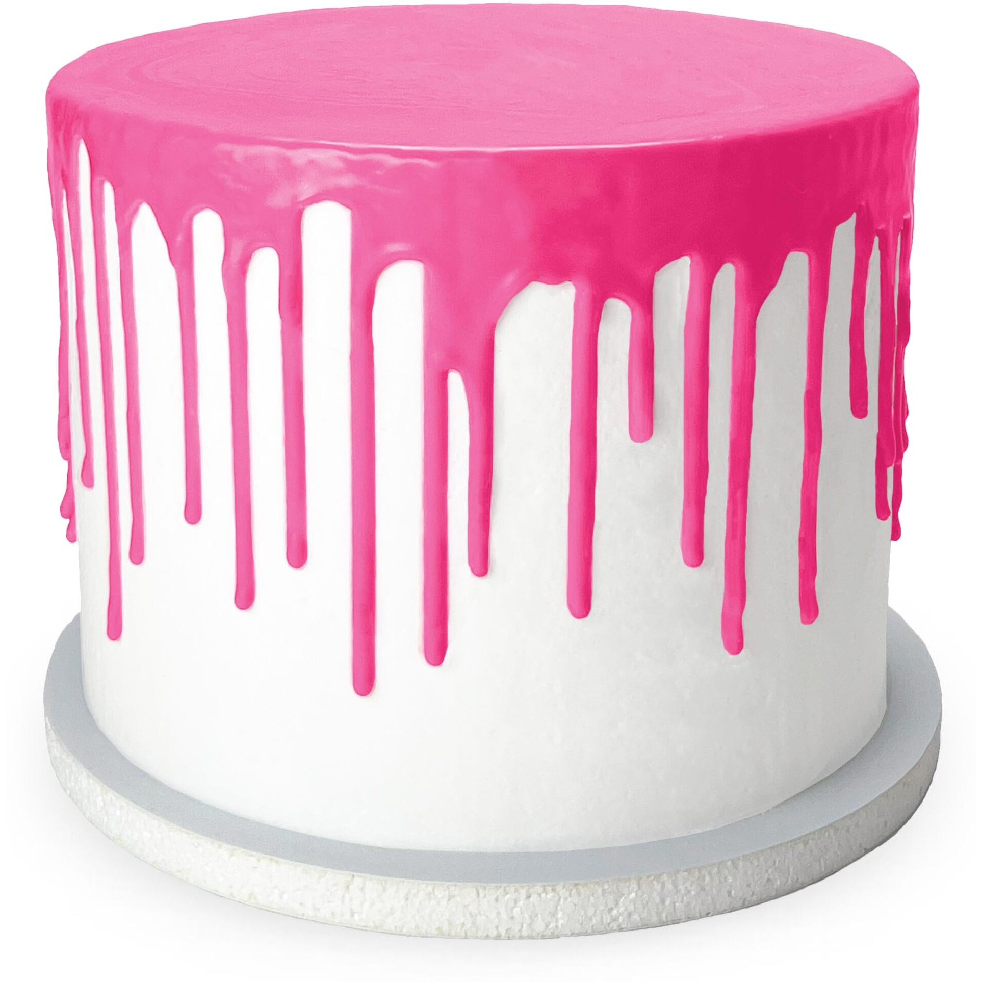 Satin Ice Cake Drip, Pink, 8.8 Ounce