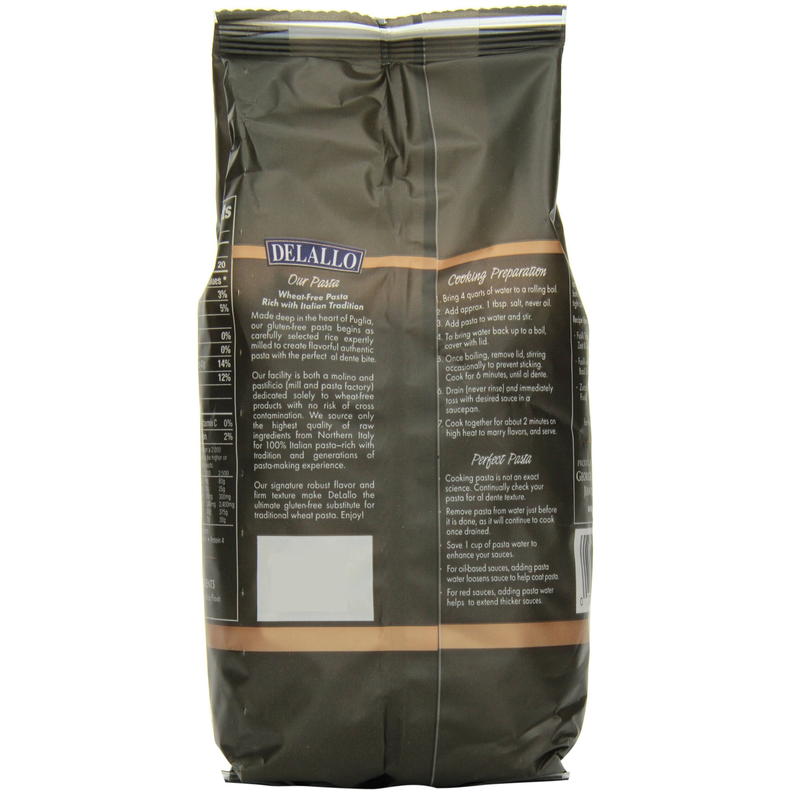 Delallo Gluten Free Pasta, Fusilli, 12 Ounce