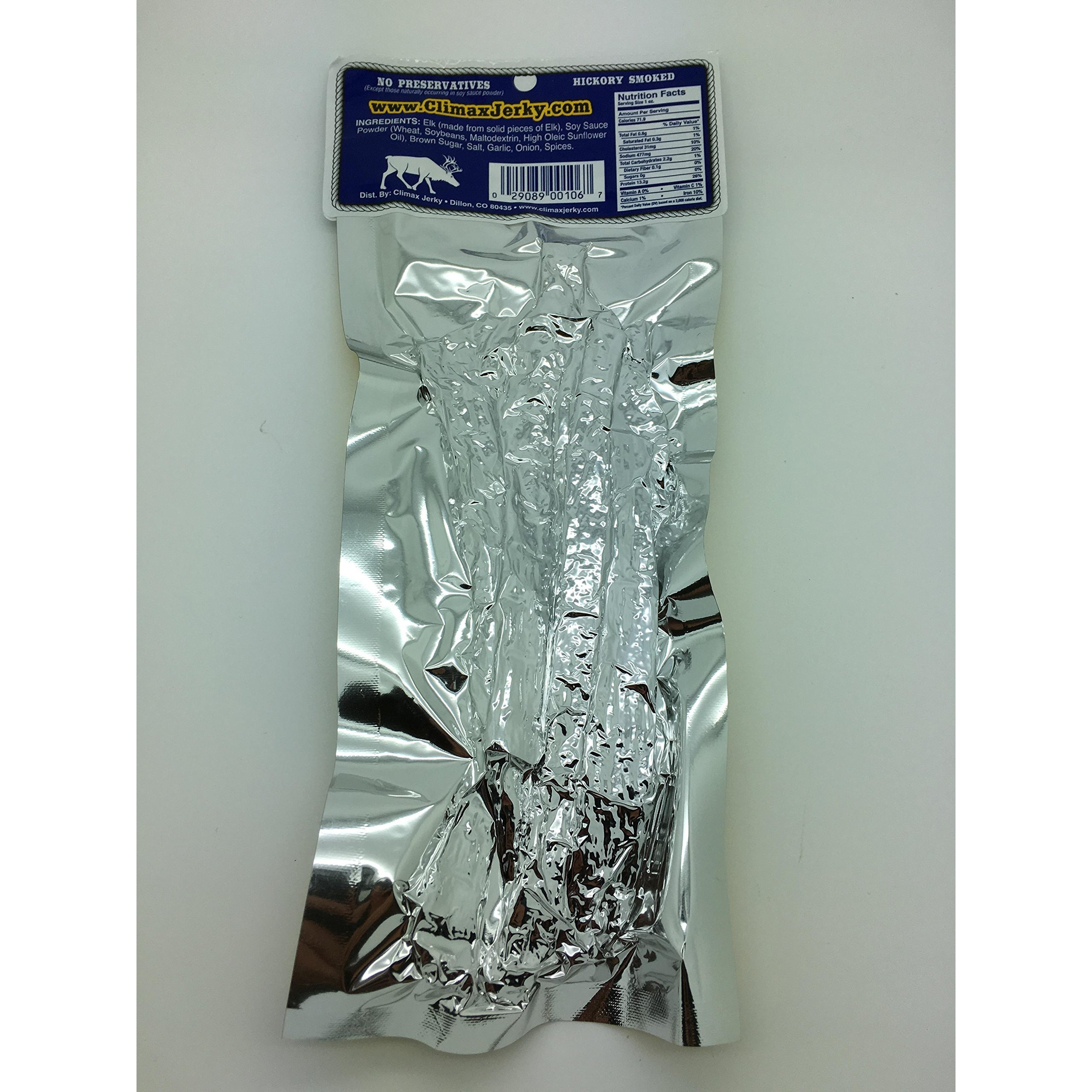 Best Premium Natural Style Kippered Cut Thick Strips 1.75 Oz. Elk Jerky - No Preservatives - High Protein - Low Carbs - Buy Multiple Packs & Save (Elk Spicy, Spicy 1 Pack)