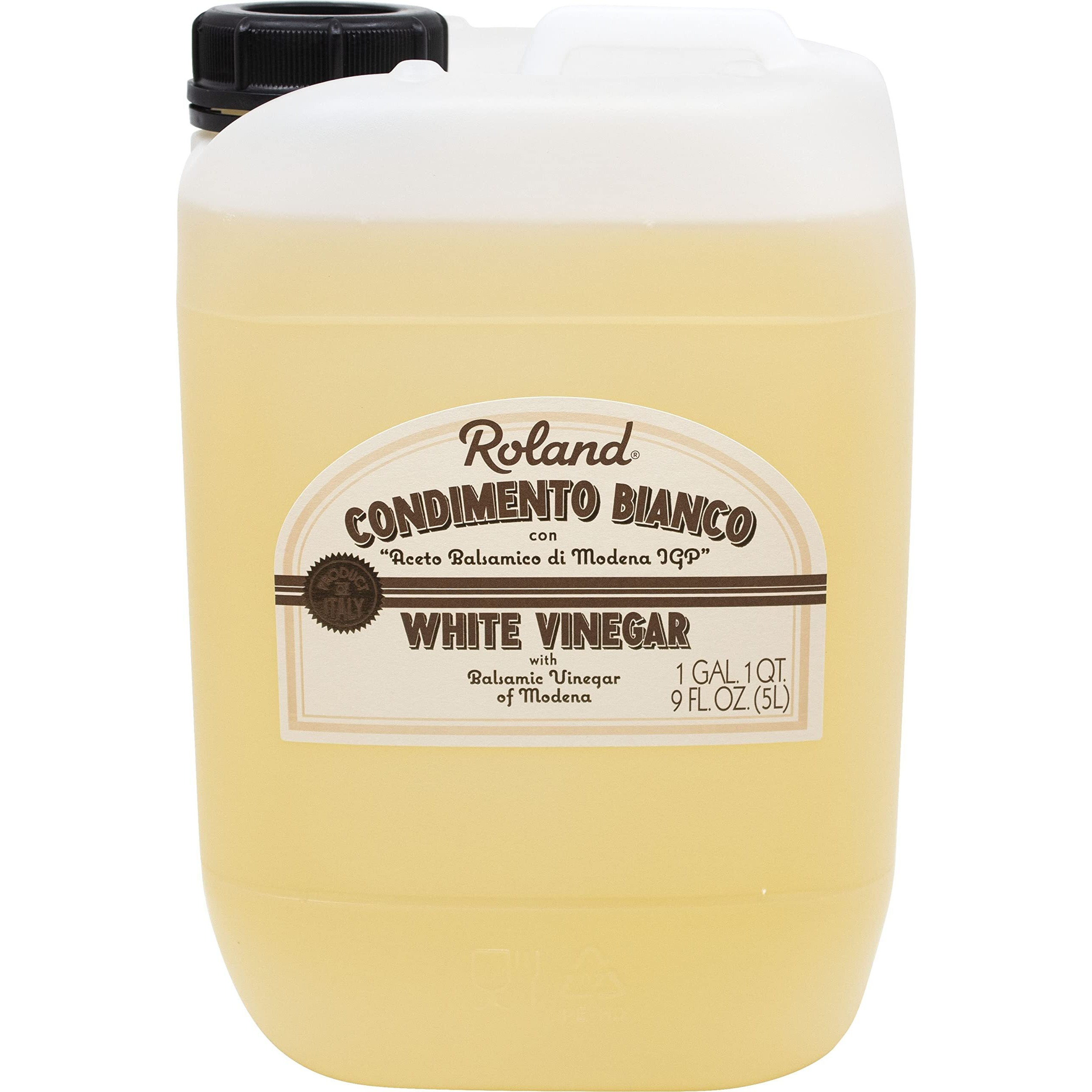 Roland Foods Condimento Bianco With Balsamic Vinegar Of Modena, White Vinegar, 5-Liter Jug