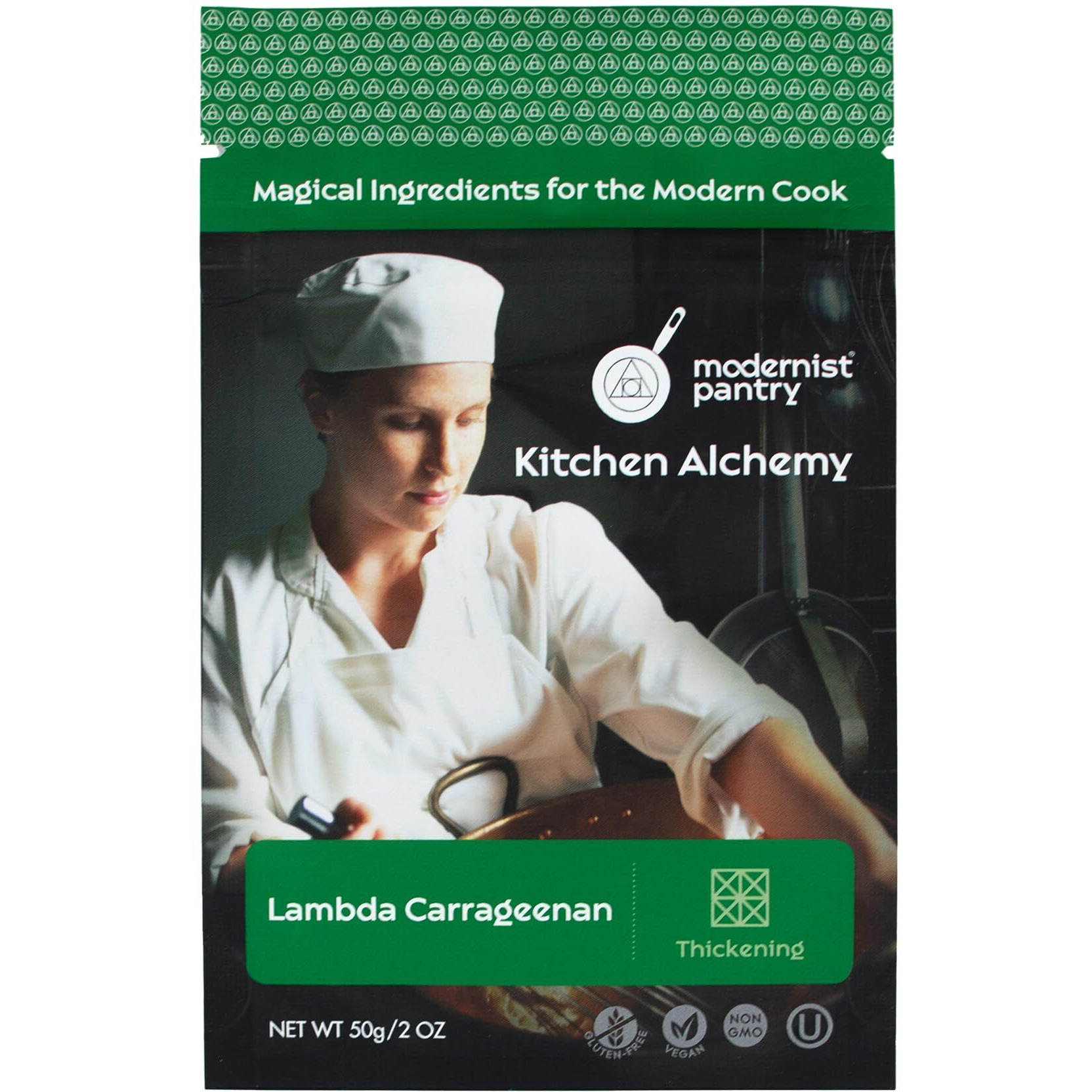 Refined Lambda Carrageenan  Non-Gmo  Vegan  Ou Kosher Certified - 50G/2Oz