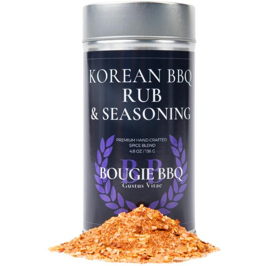Spicy Korean Bbq Seasoning | Gourmet Seasoning | Artisan Spice Blend | All Natural | Non Gmo | Made In Usa | Small Batch | Bougie Bbq | Gustus Vitae | 867