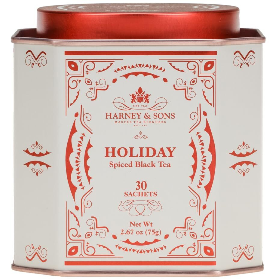 Harney & Sons Holiday Tea, 30 Ct Sachet Tin