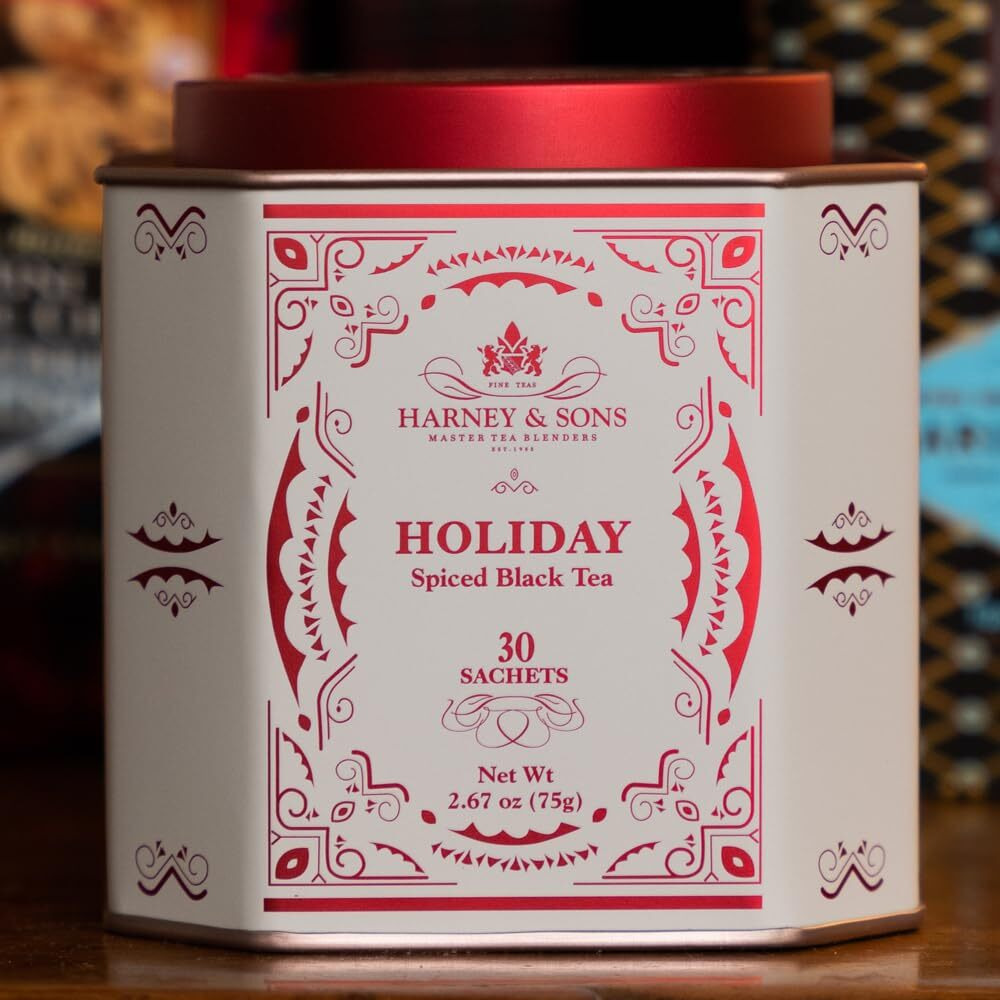 Harney & Sons Holiday Tea, 30 Ct Sachet Tin