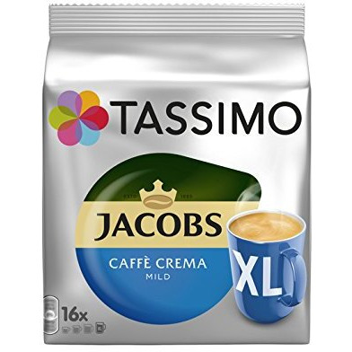 Tassimo Jacobs Caffe Creama Mild Xl Discs 1 Pack
