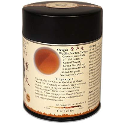 The Tao Of Tea, Strong Fire Oolong, 3.5 Ounce Tin