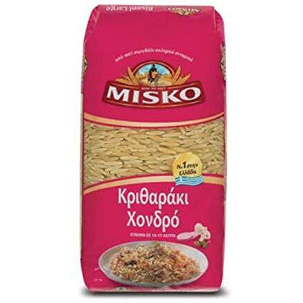 Misko Orzo Greek Pasta Noodles 500G (5 Pack) Risoni Large