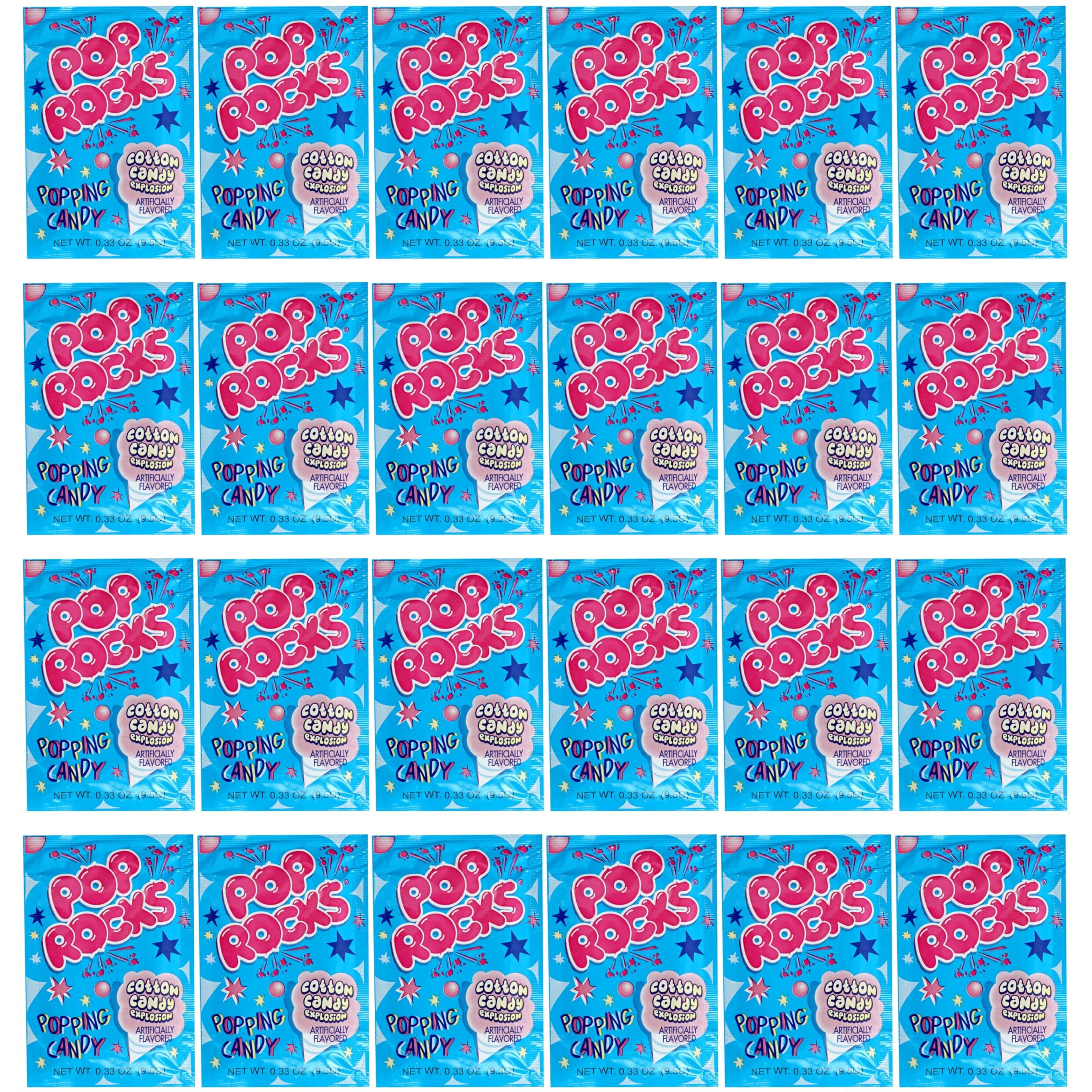Pop Rocks Cotton Candy, 24 Pack, Fun Candy For Kids