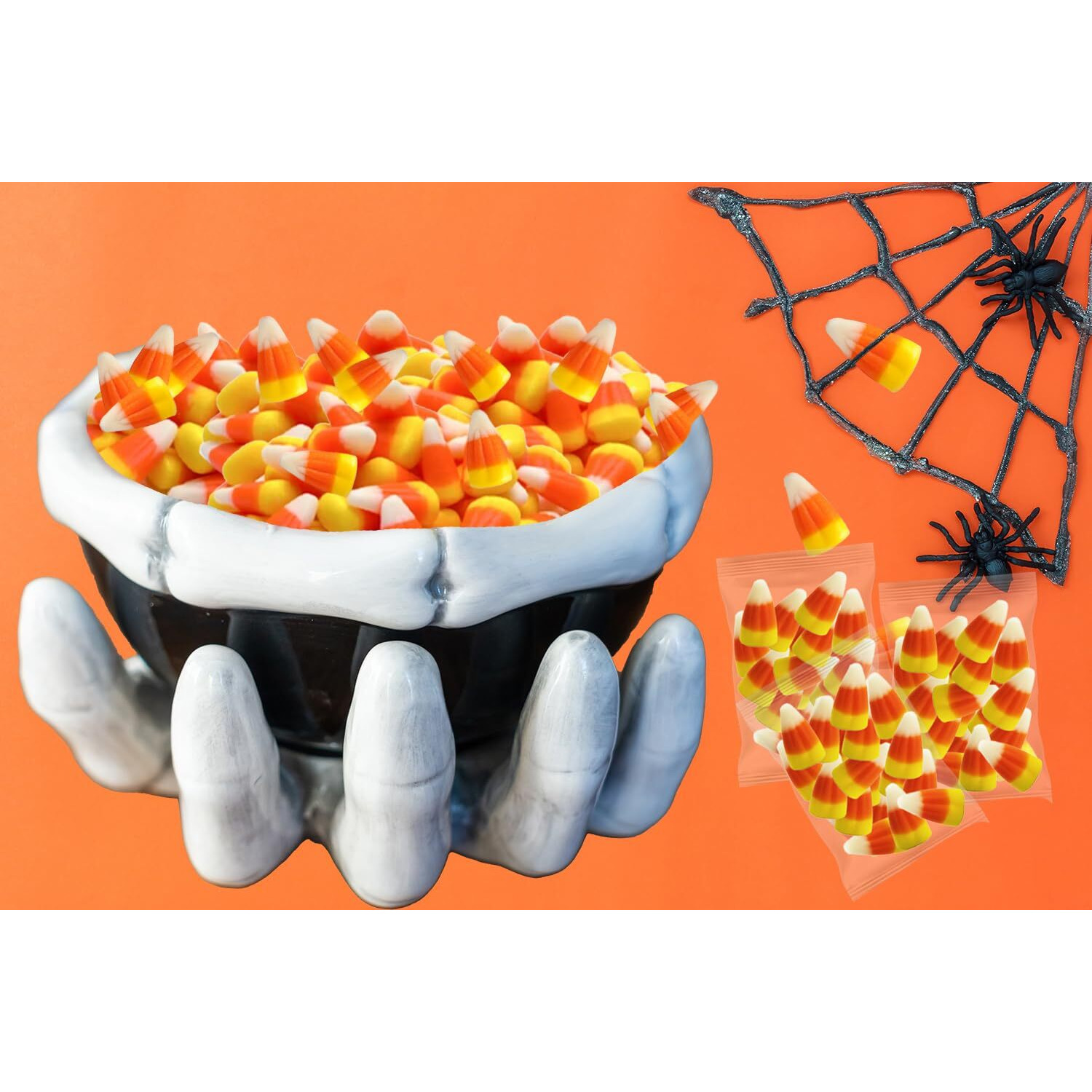 Fruidles Halloween Candy Corn, Classic Candy Treat Bags, Gluten-Free, Fun & Festive Holiday Snacking, Individual 1Oz Bags (8-Pack)